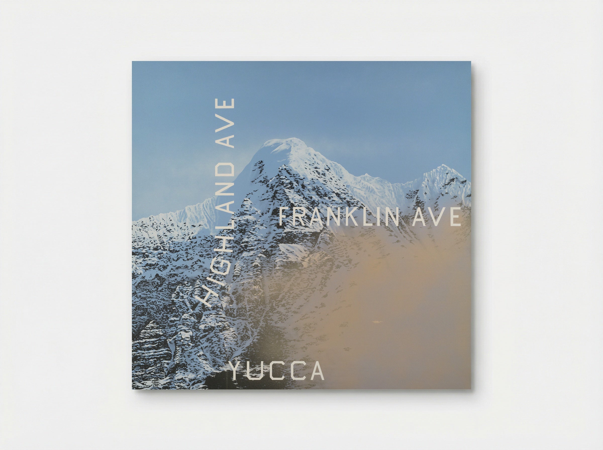 Highland, Franklin, Yucca - Edward Ruscha - Poster