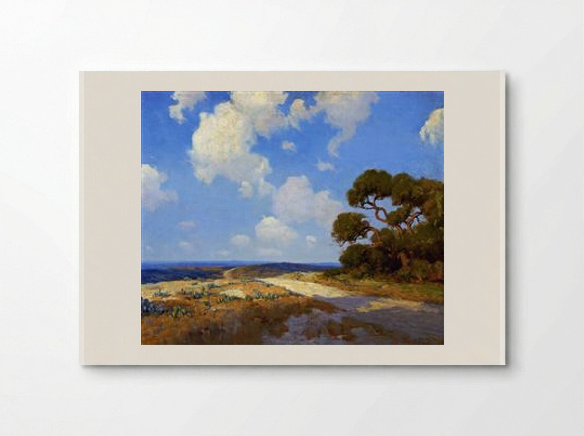 Hill Country Lane - Robert Julian Onderdonk - Poster