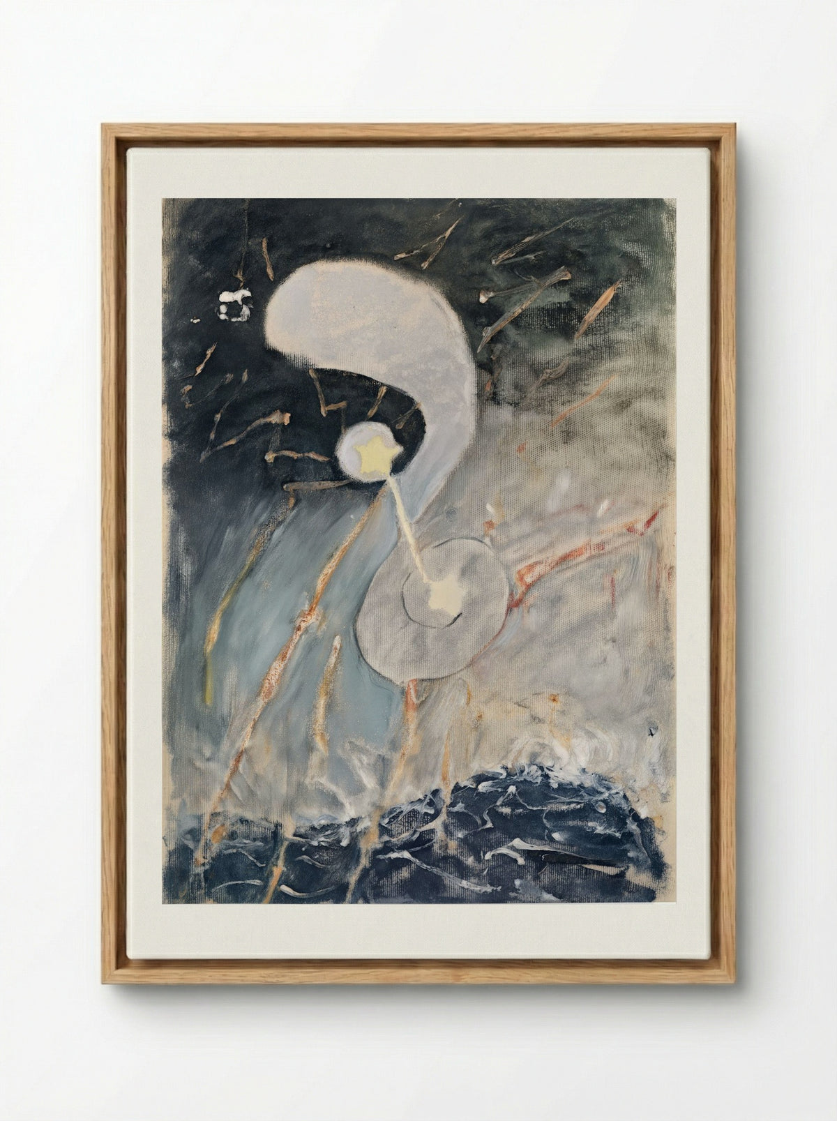 Chaos, No. 2 - Hilma af Klint - Framed Canvas Wood