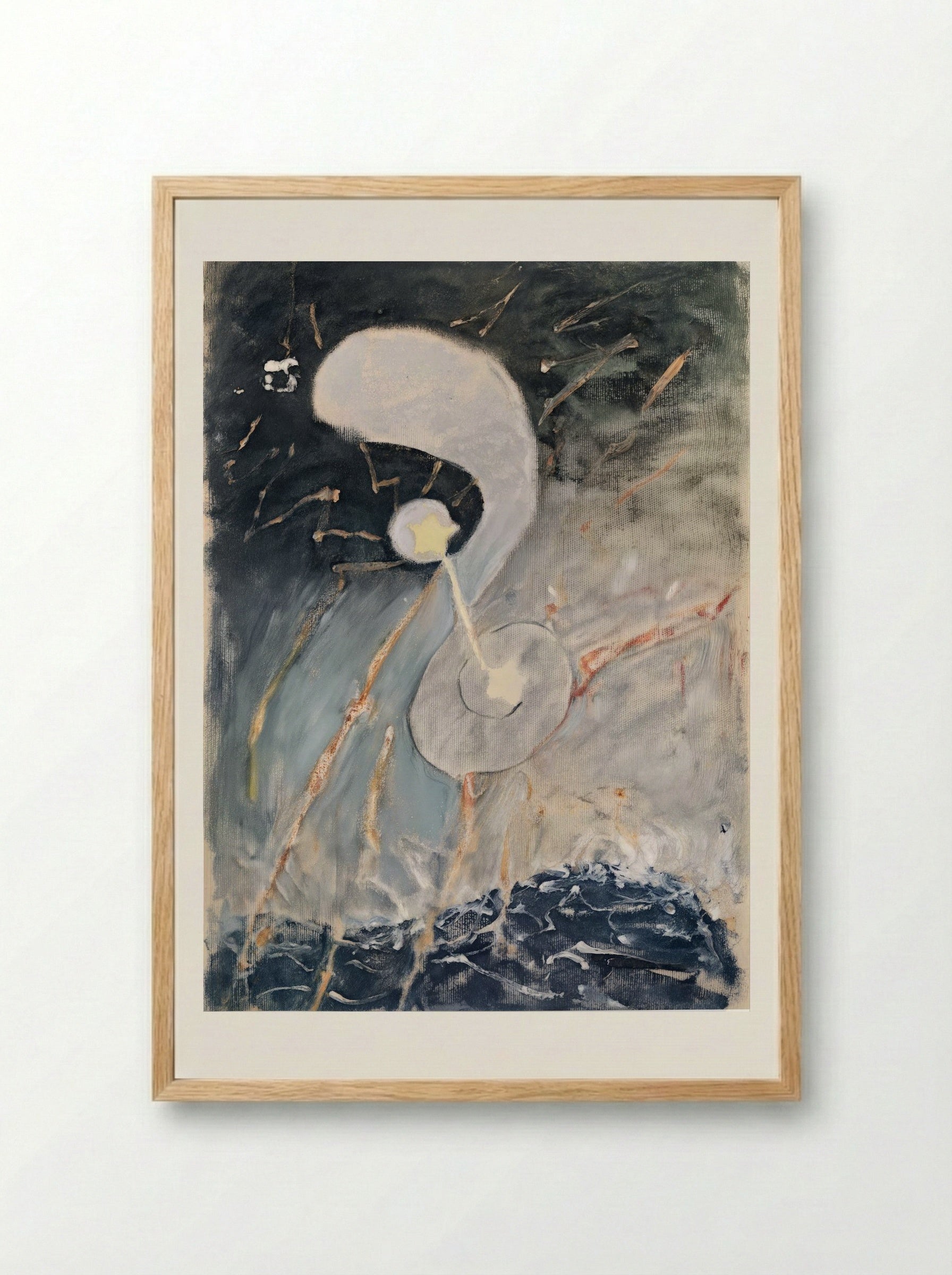 Chaos, No. 2 - Hilma af Klint - Framed Print Wood