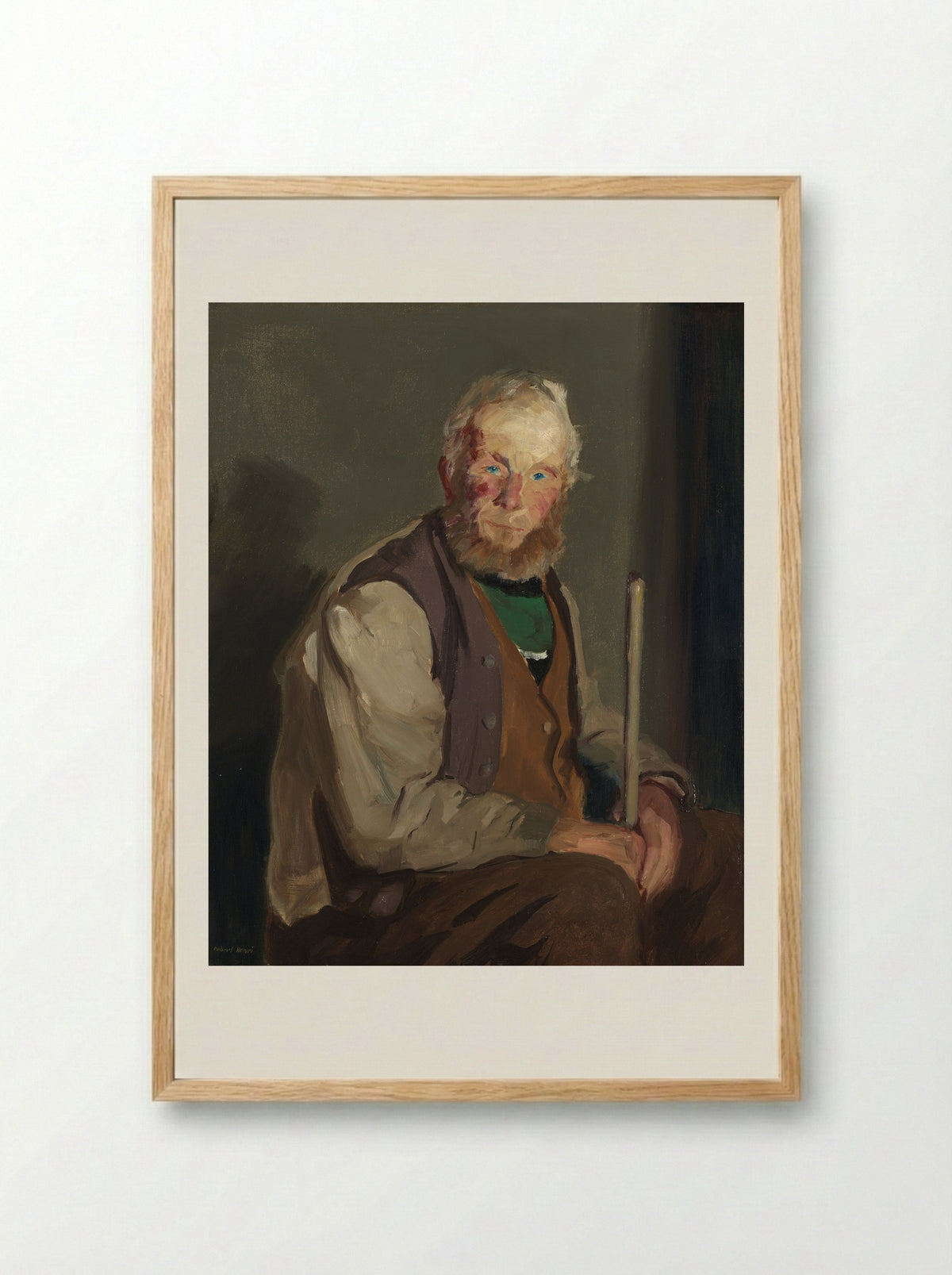 Himself (Robert Henri) - Robert Henri - Framed Print Wood