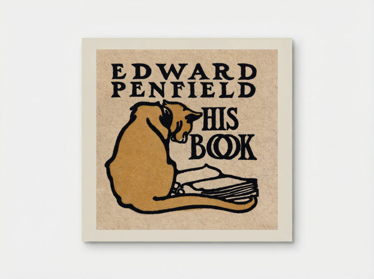 His Book - Edward Penfield - Poster
