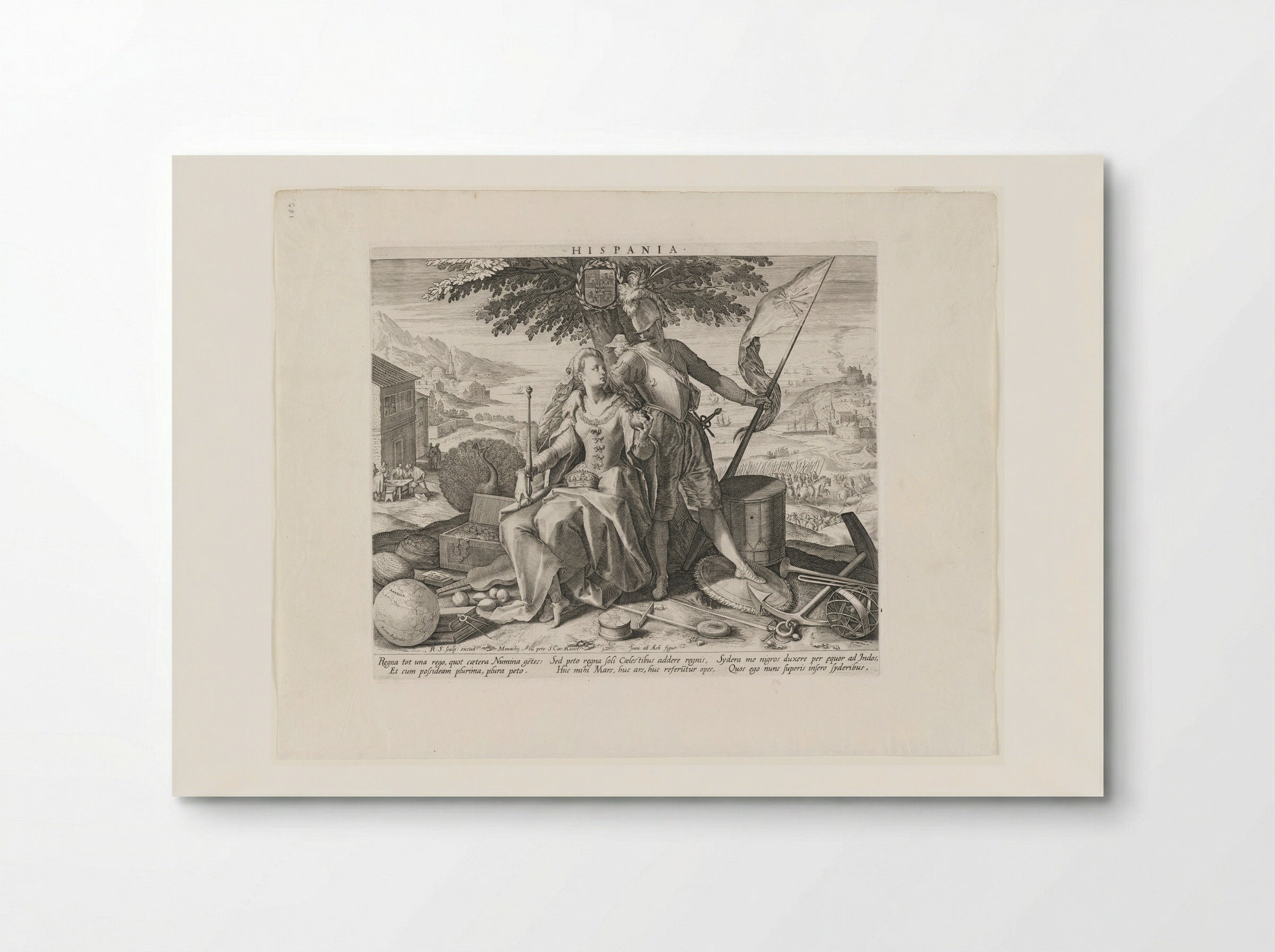 Hispania - Johann Sadeler I - Poster