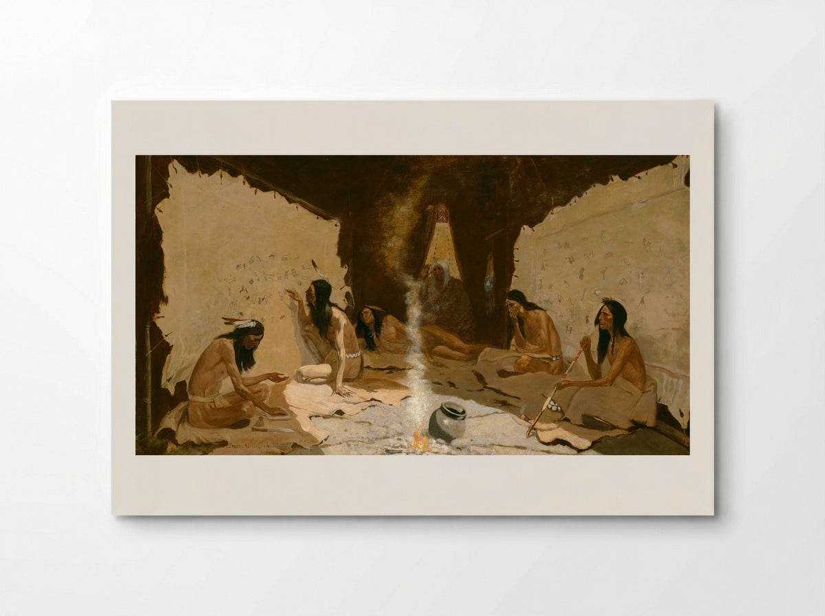 Historians of the Tribe - Frederic Remington - Poster