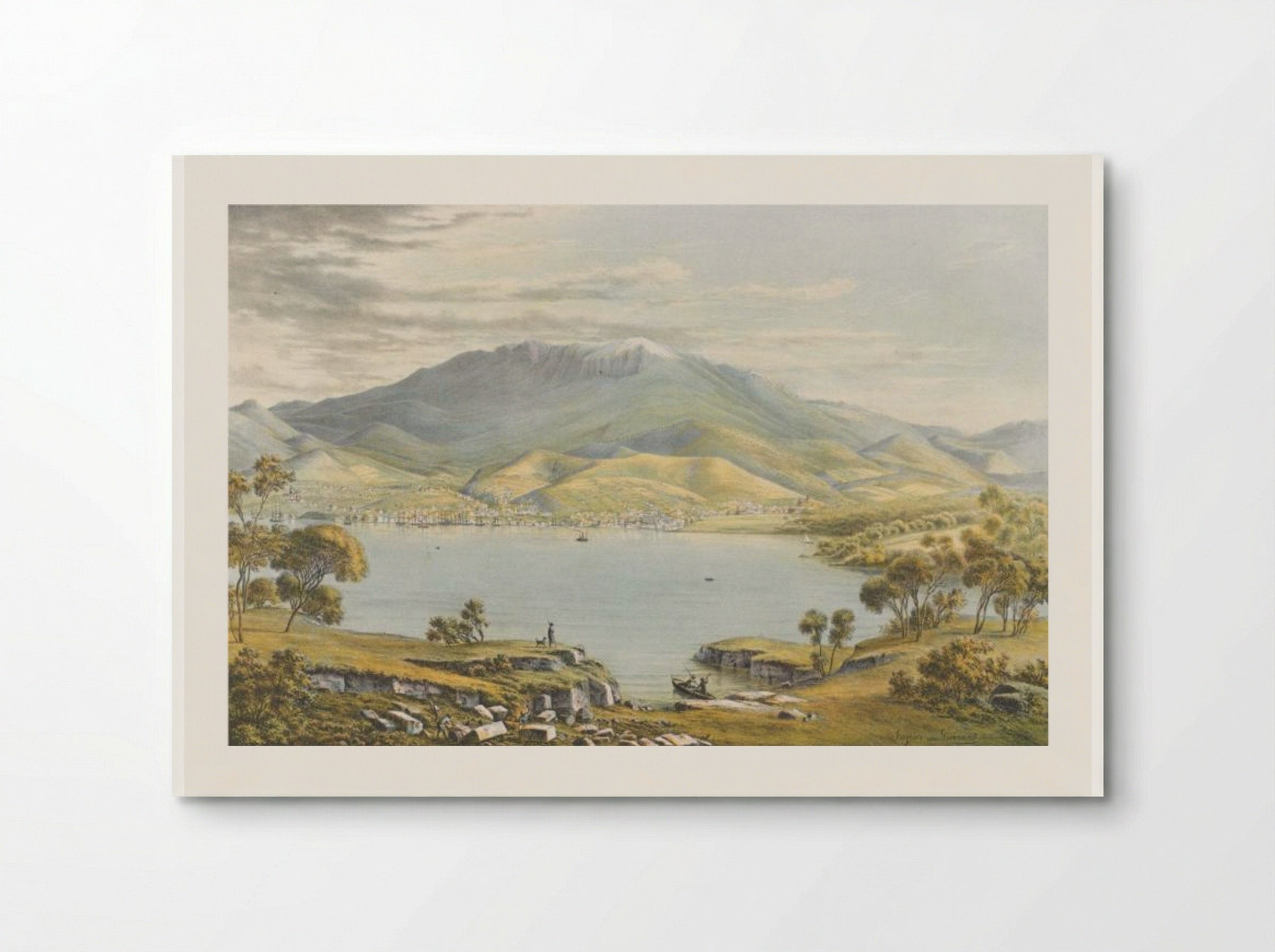 Hobart Town - Eugene von Guerard - Poster