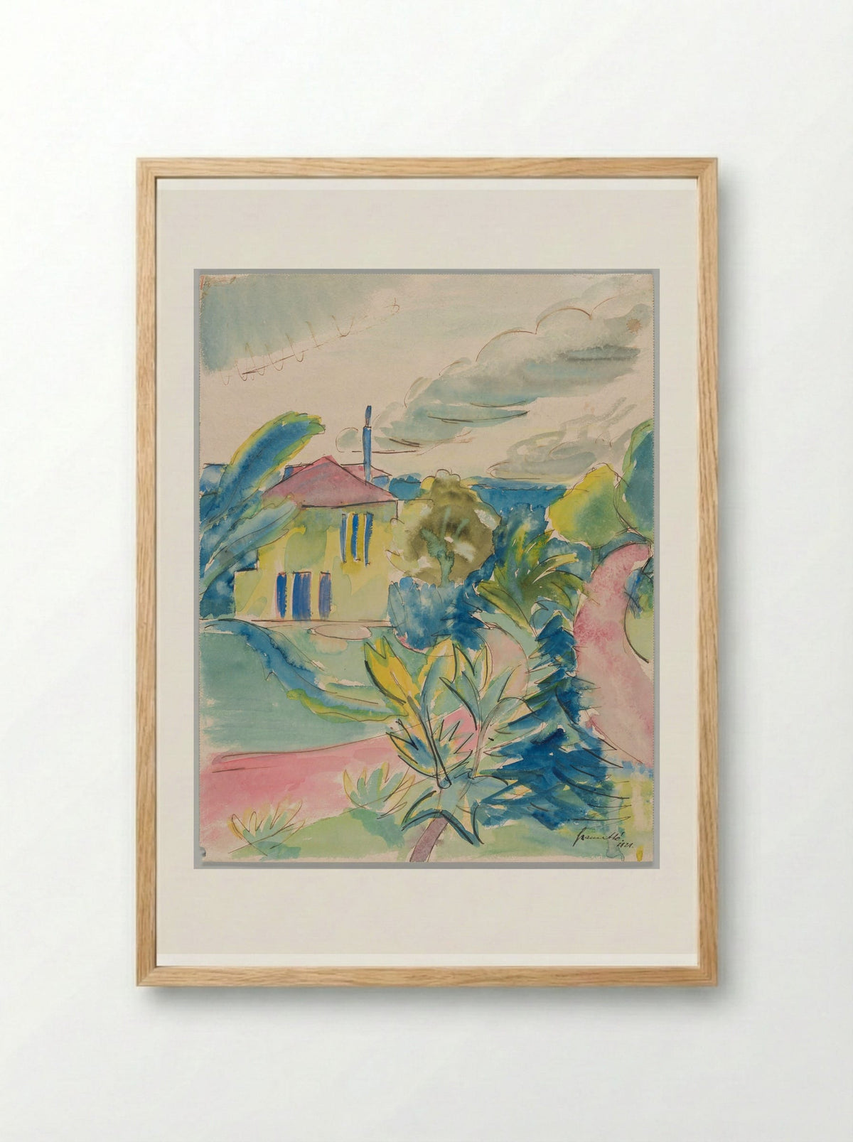 Hochkamp - Walter Gramatté - Framed Print Wood