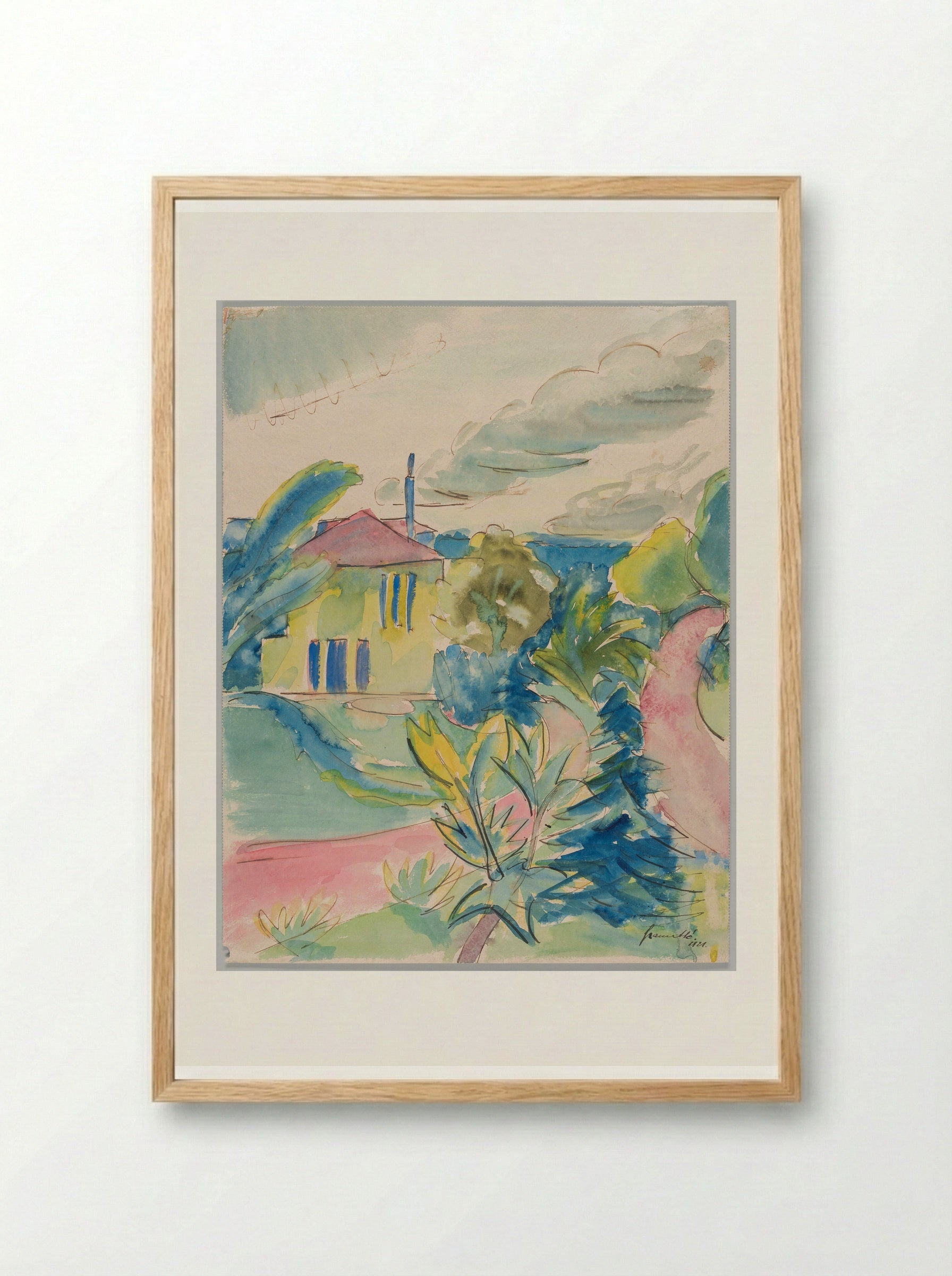 Hochkamp - Walter Gramatté - Framed Print Wood