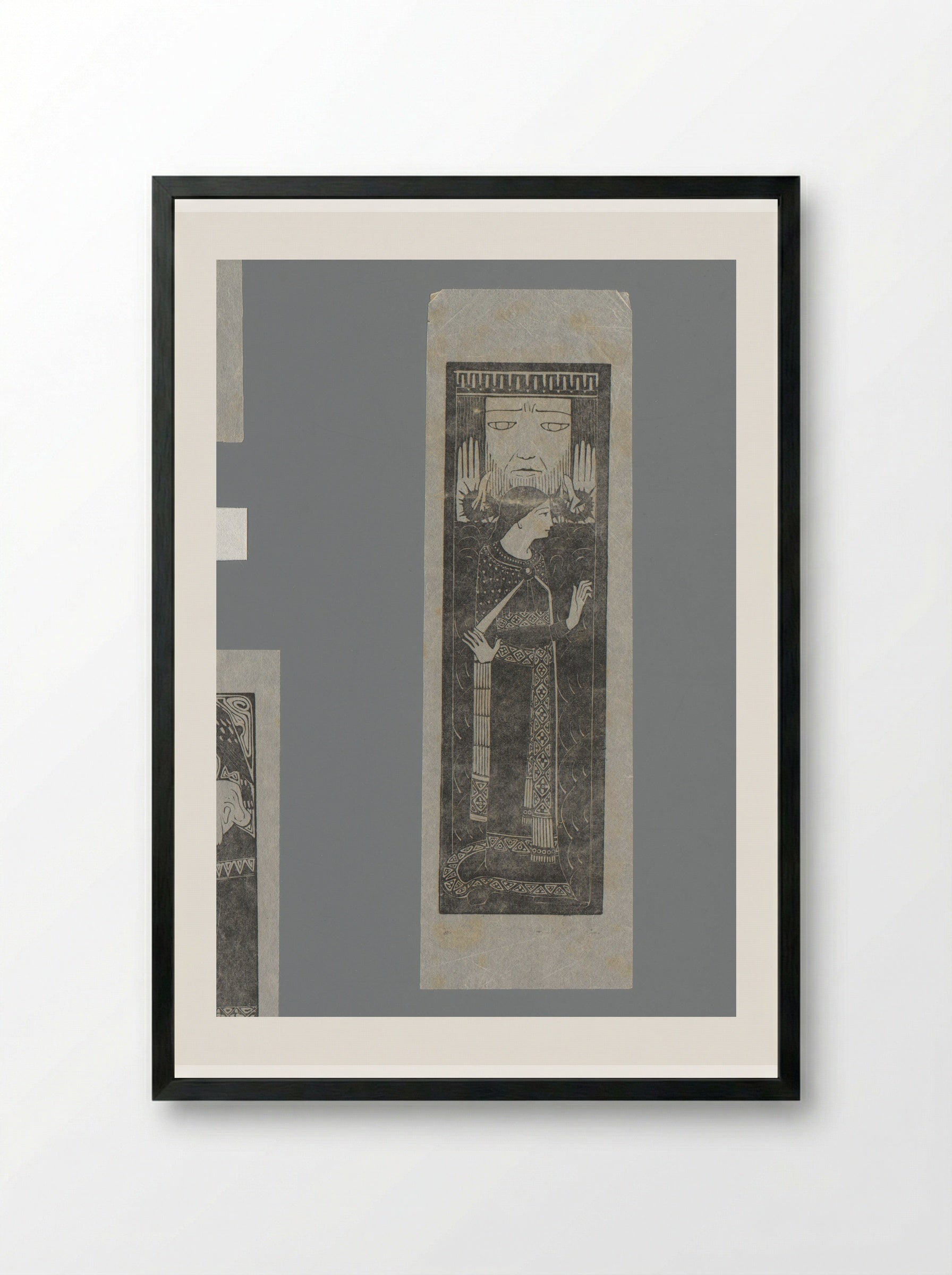 Hof der genietingen - Karel Petrus Cornelis de Bazel - Framed Print Black