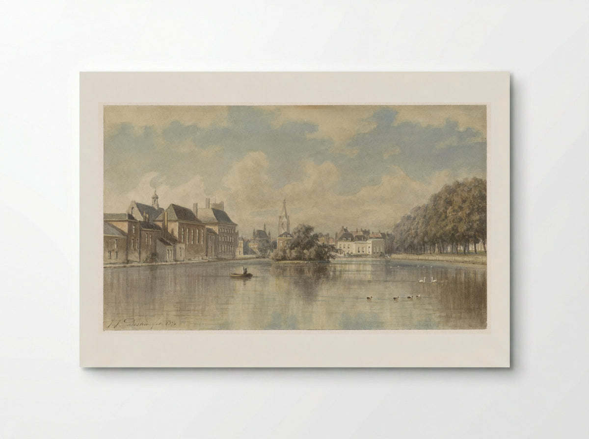 Hofvijver te 's-Gravenhage - Johannes Josephus Destree - Poster