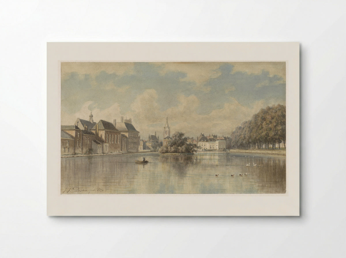 Hofvijver te 's-Gravenhage - Johannes Josephus Destree - Poster