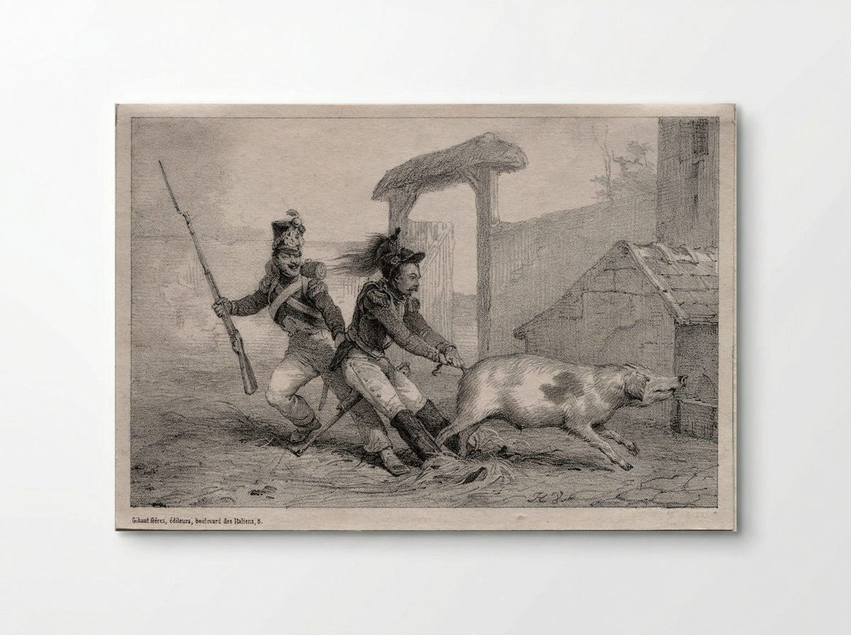 Hold Fast!, or the Marauders - Horace Vernet - Poster