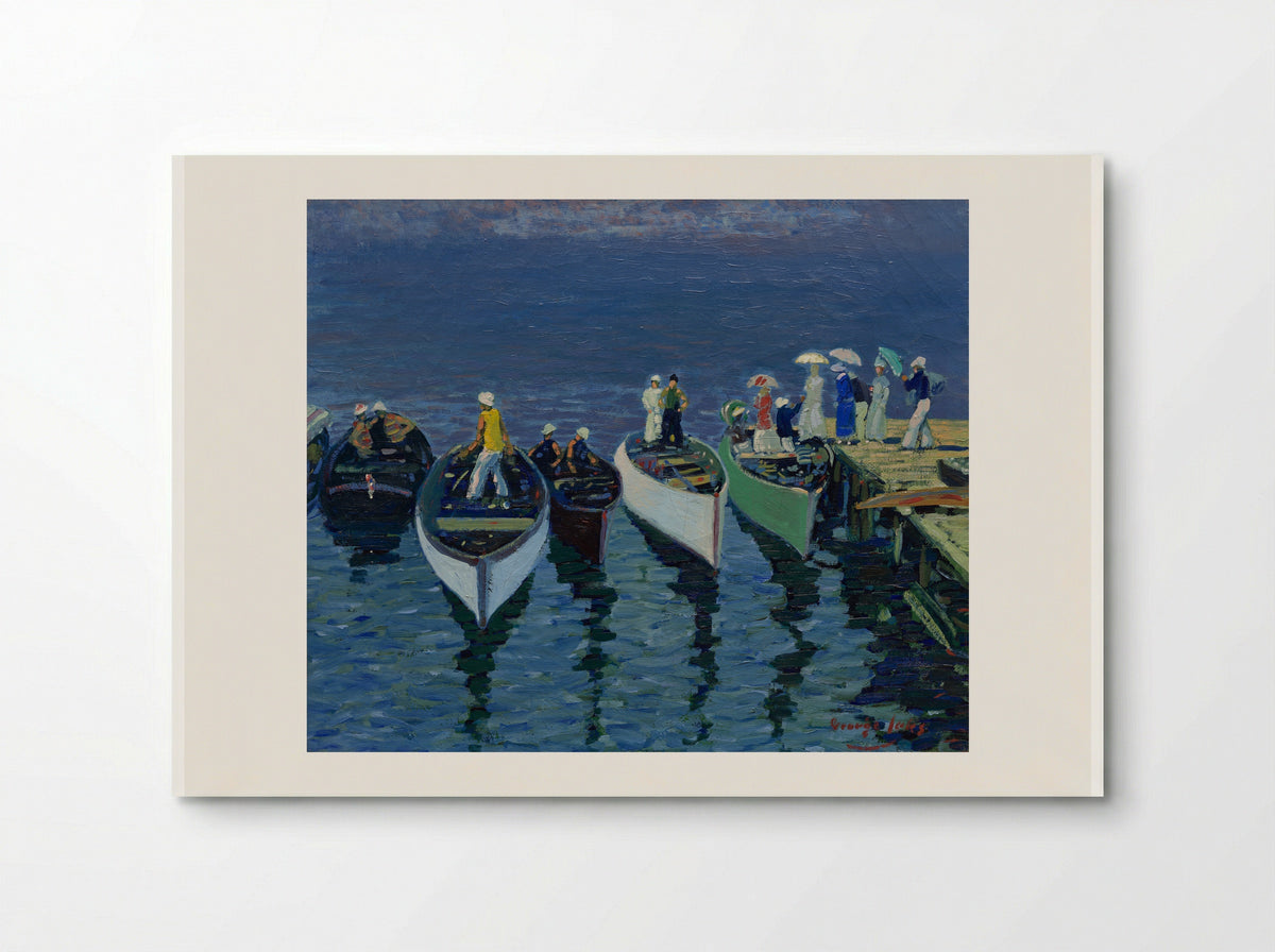 Holiday on the Hudson - George Luks - Poster