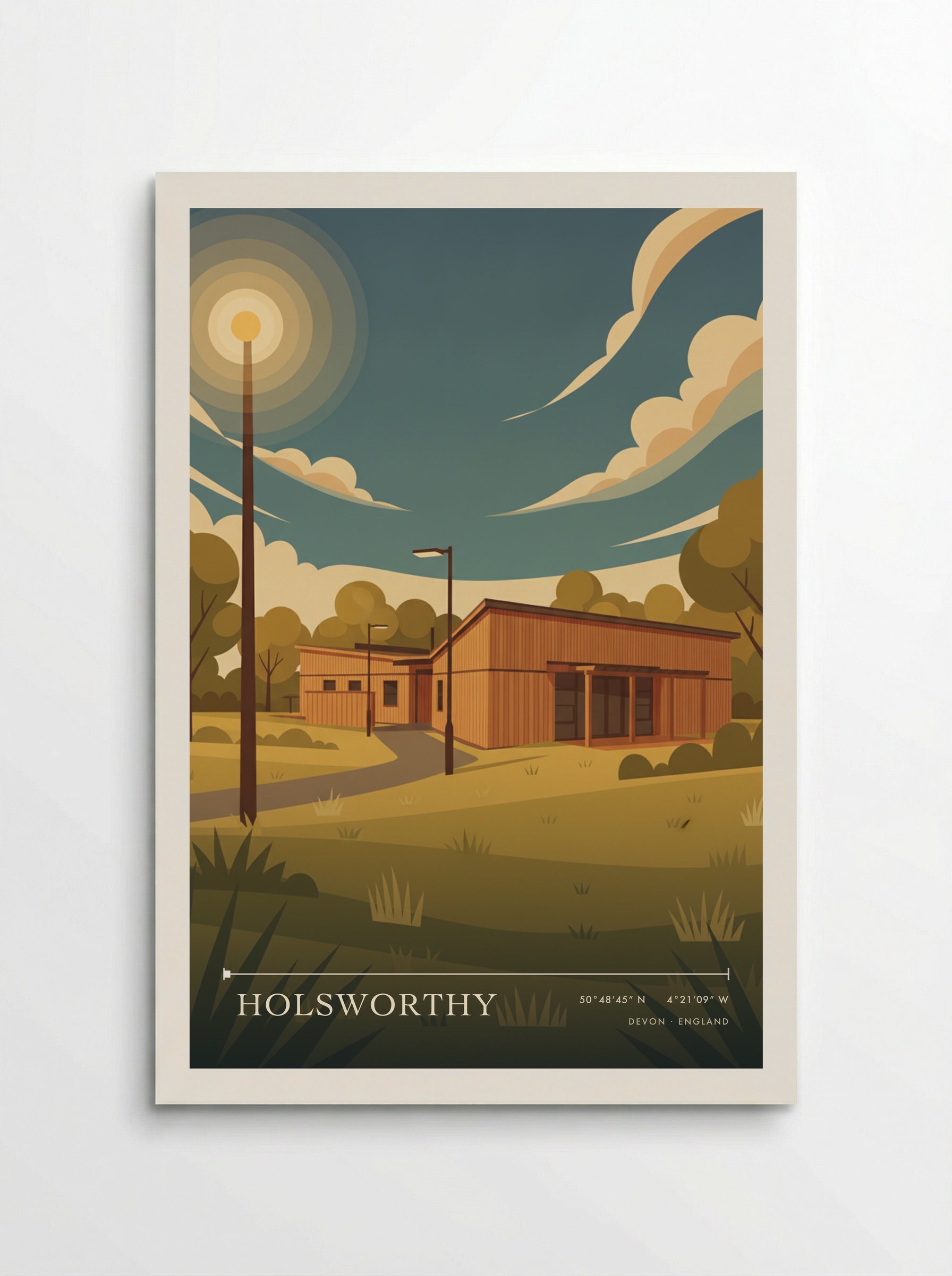 Holsworthy Devon England Travel Poster - Poster