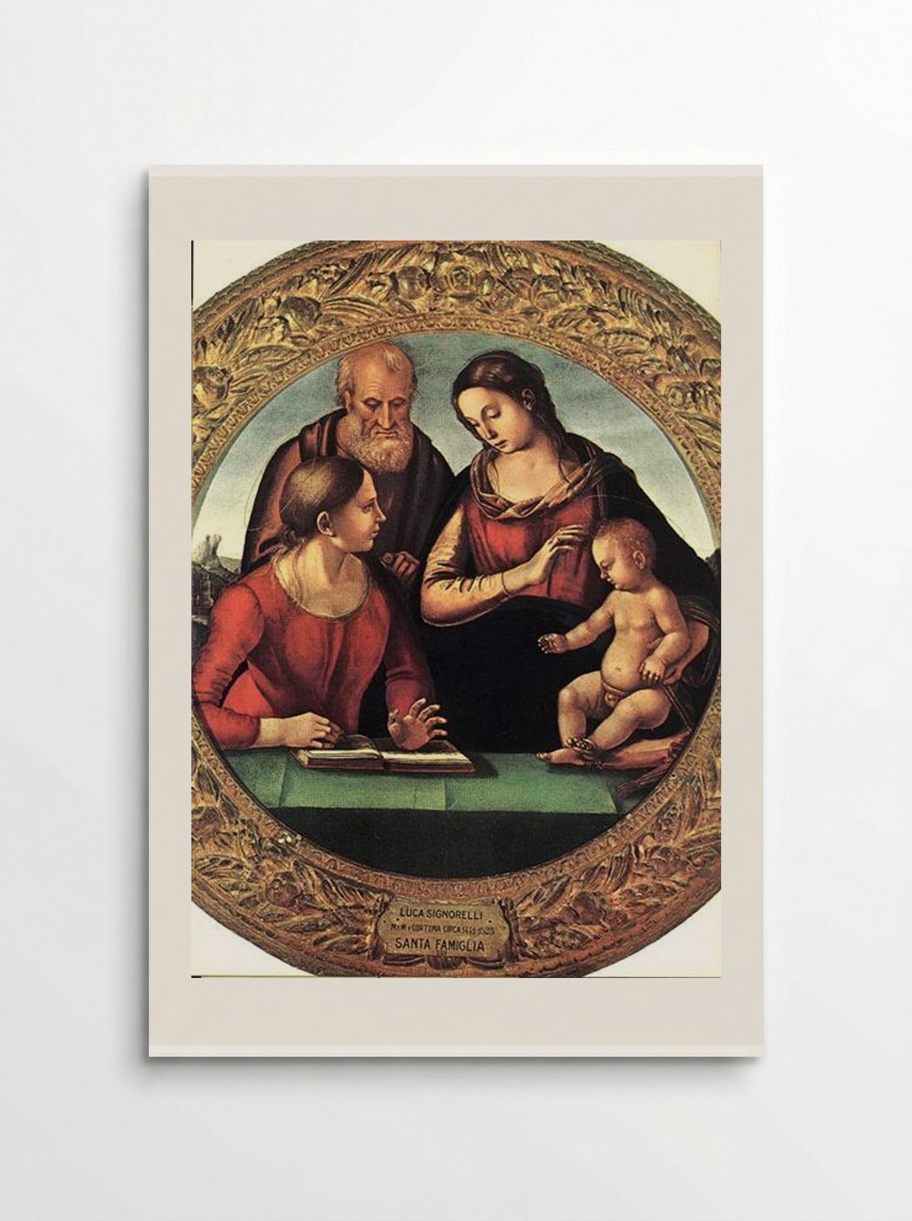 Holy Family with St. Catherine - Luca Signorelli - Poster