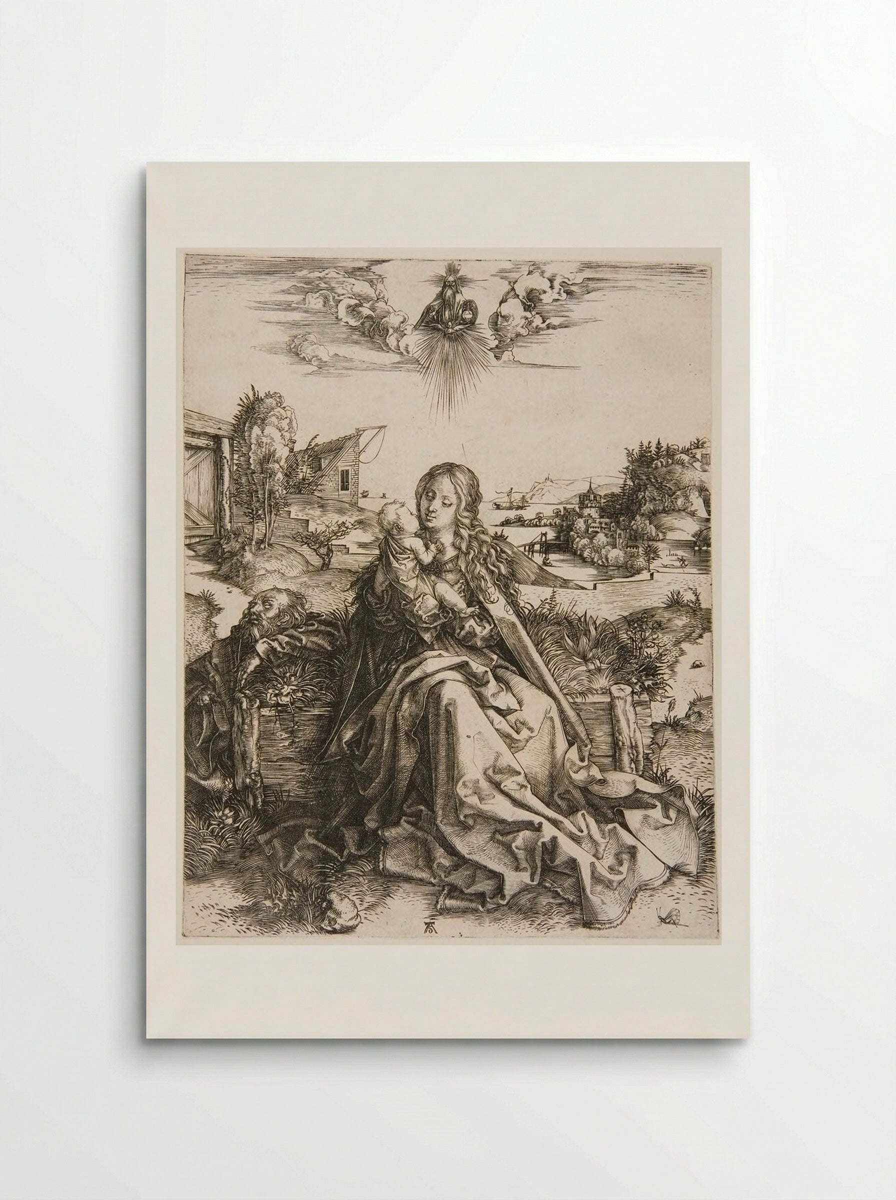 Holy Family with the Dragonfly - Albrecht Dürer - Poster