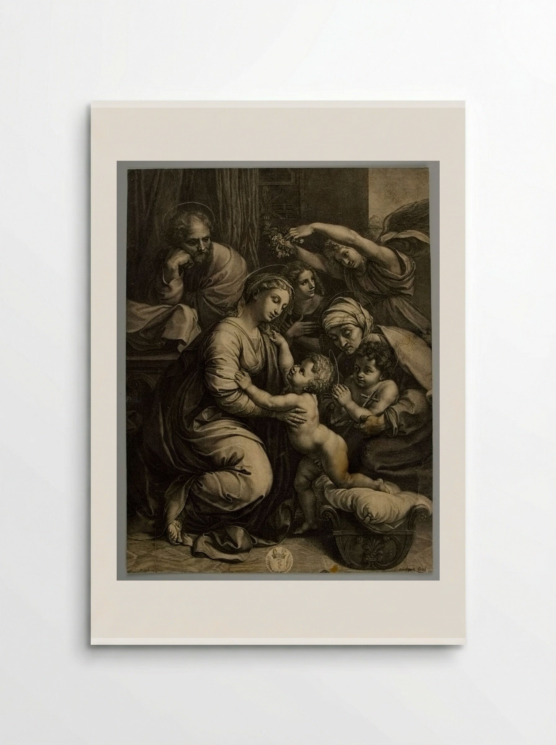 Holy Family - Gérard Edelinck - Poster