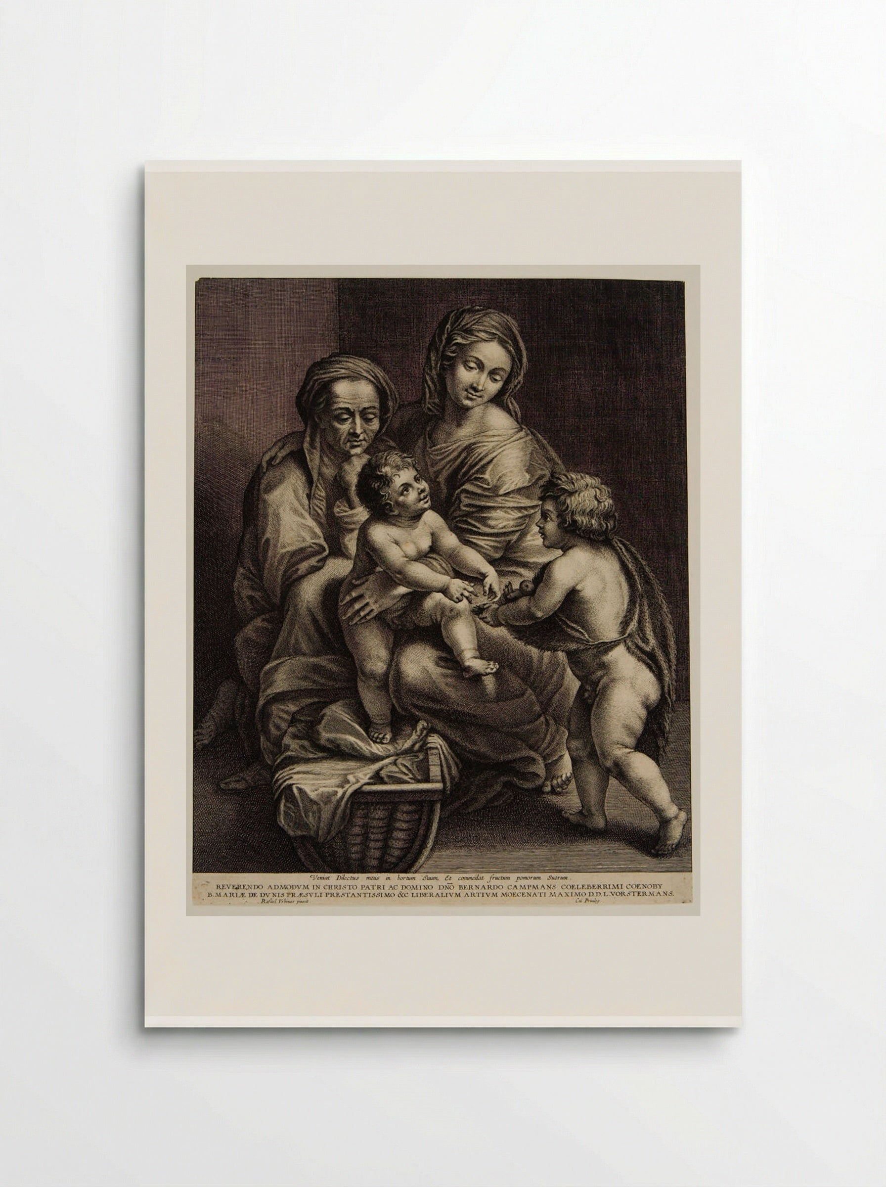 Holy Family - Lucas Vorsterman I - Poster