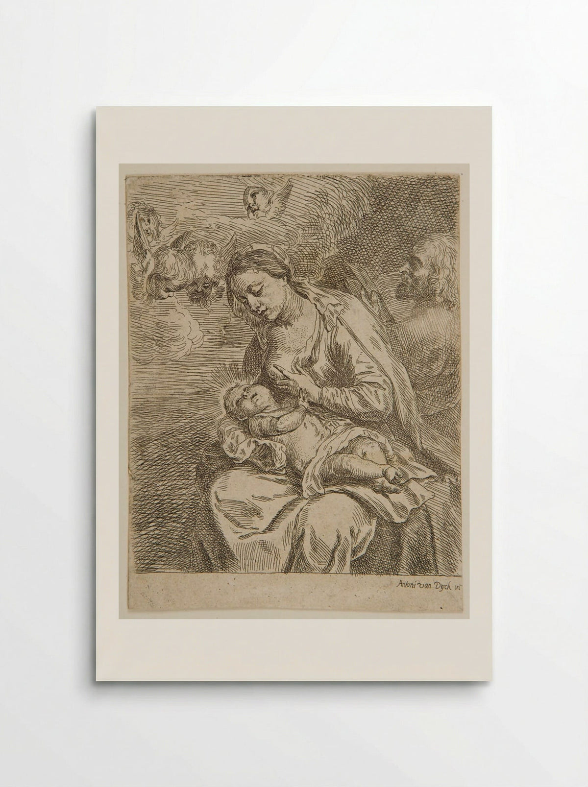 Holy Family - Anthony van Dyck - Poster