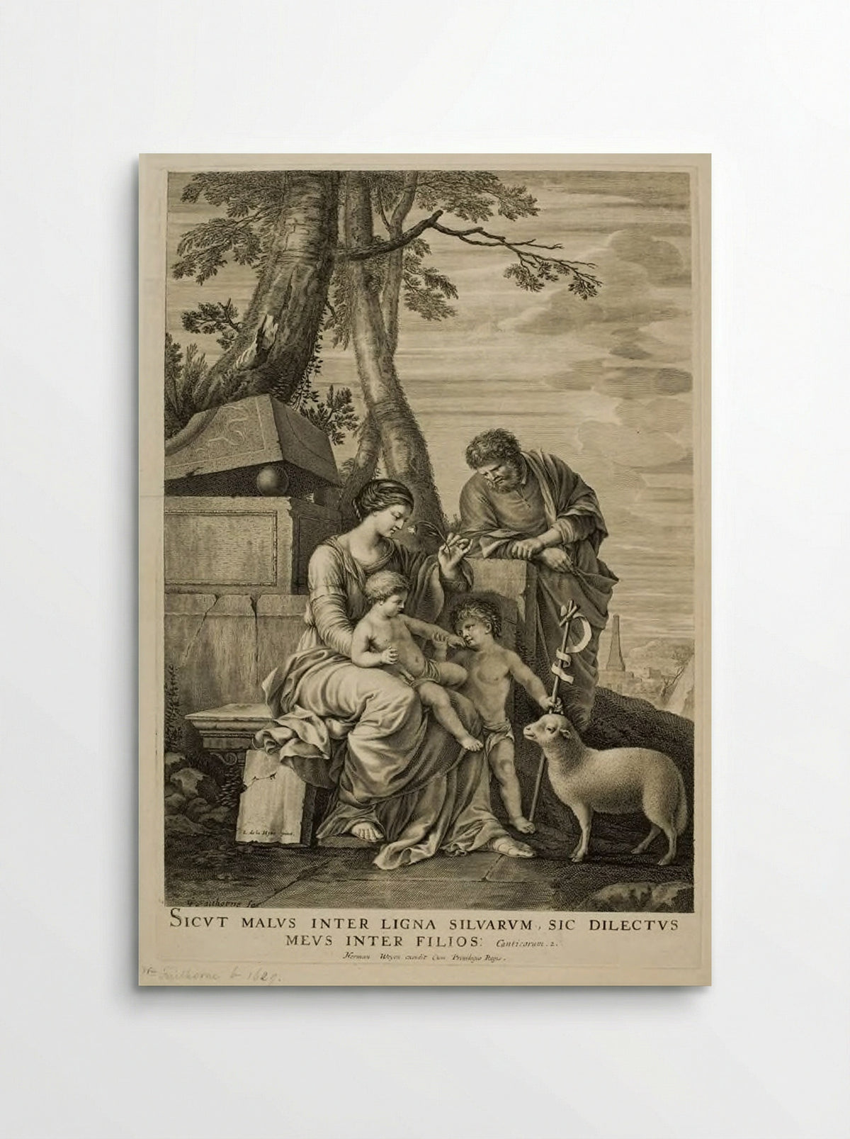 Holy Family - William Faithorne the Elder - Poster