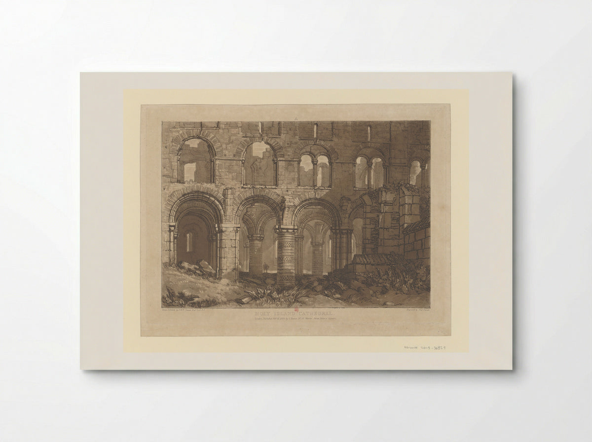 Holy Island Cathedral - Charles Turner - Poster
