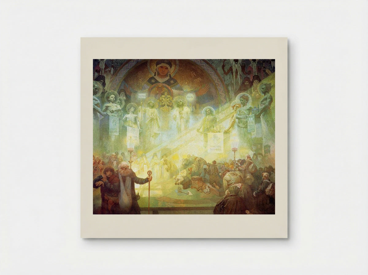 Holy Mount Athos - Alphonse Mucha - Poster