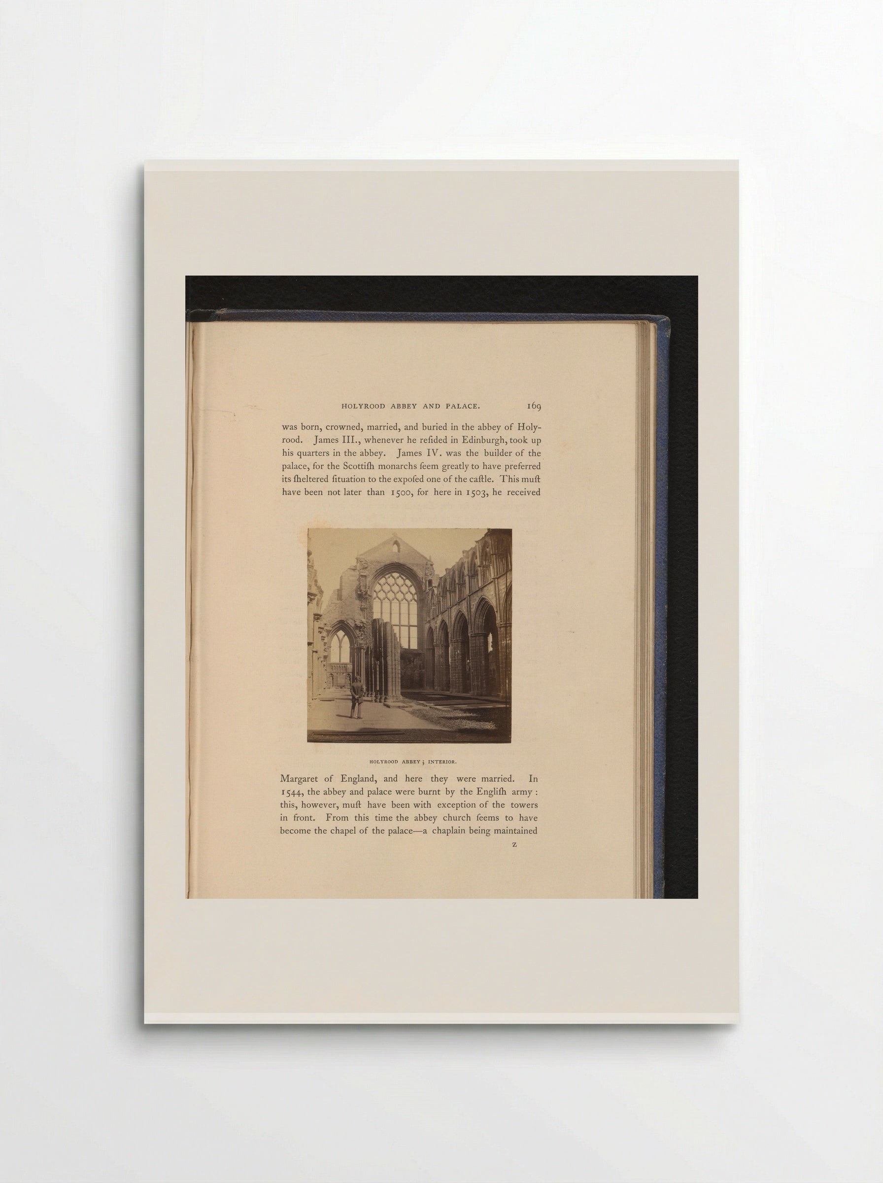 Holyrood Abbey, Interior - George Washington Wilson - Poster