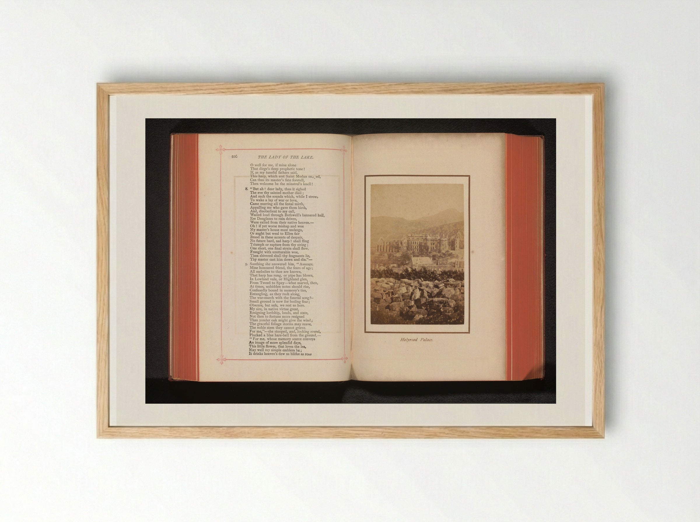 Holyrood Palace - George Washington Wilson - Framed Print Wood