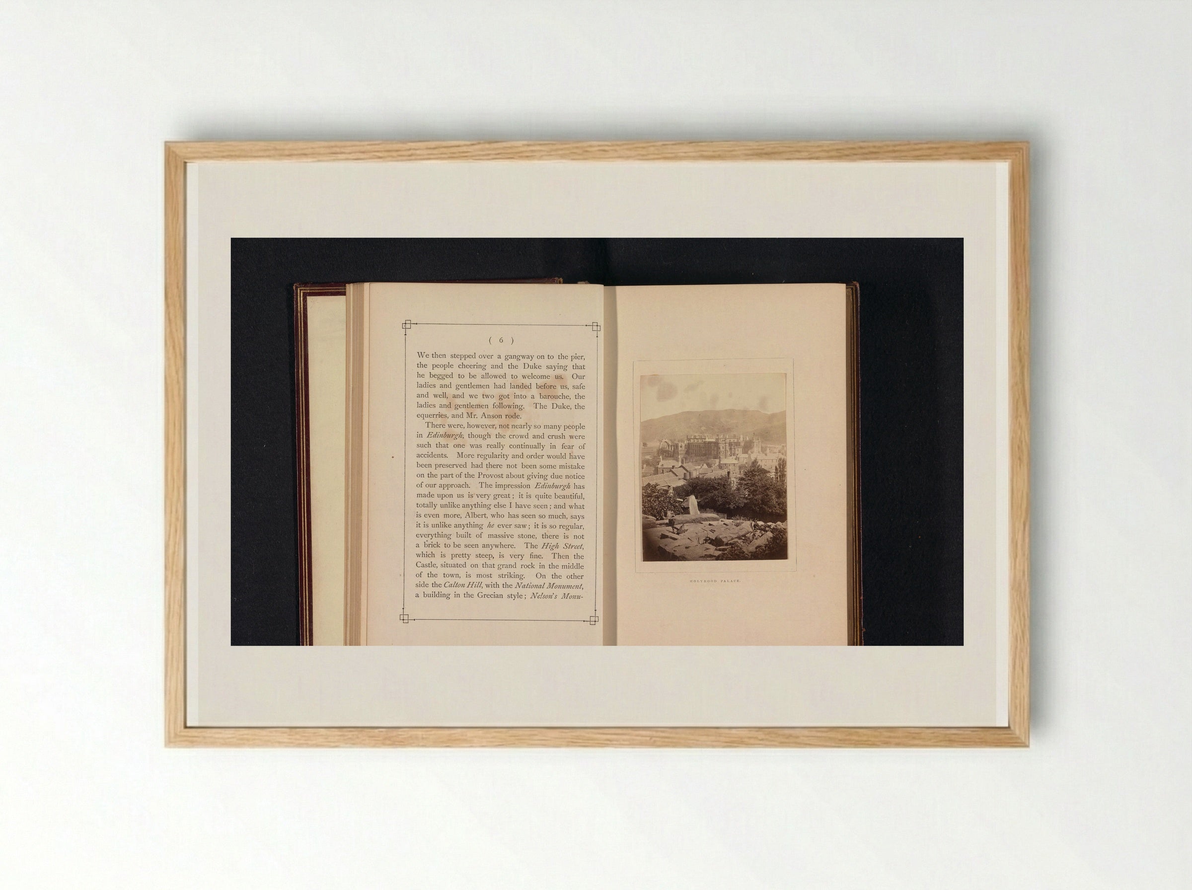 Holyrood Palace - George Washington Wilson - Framed Print Wood