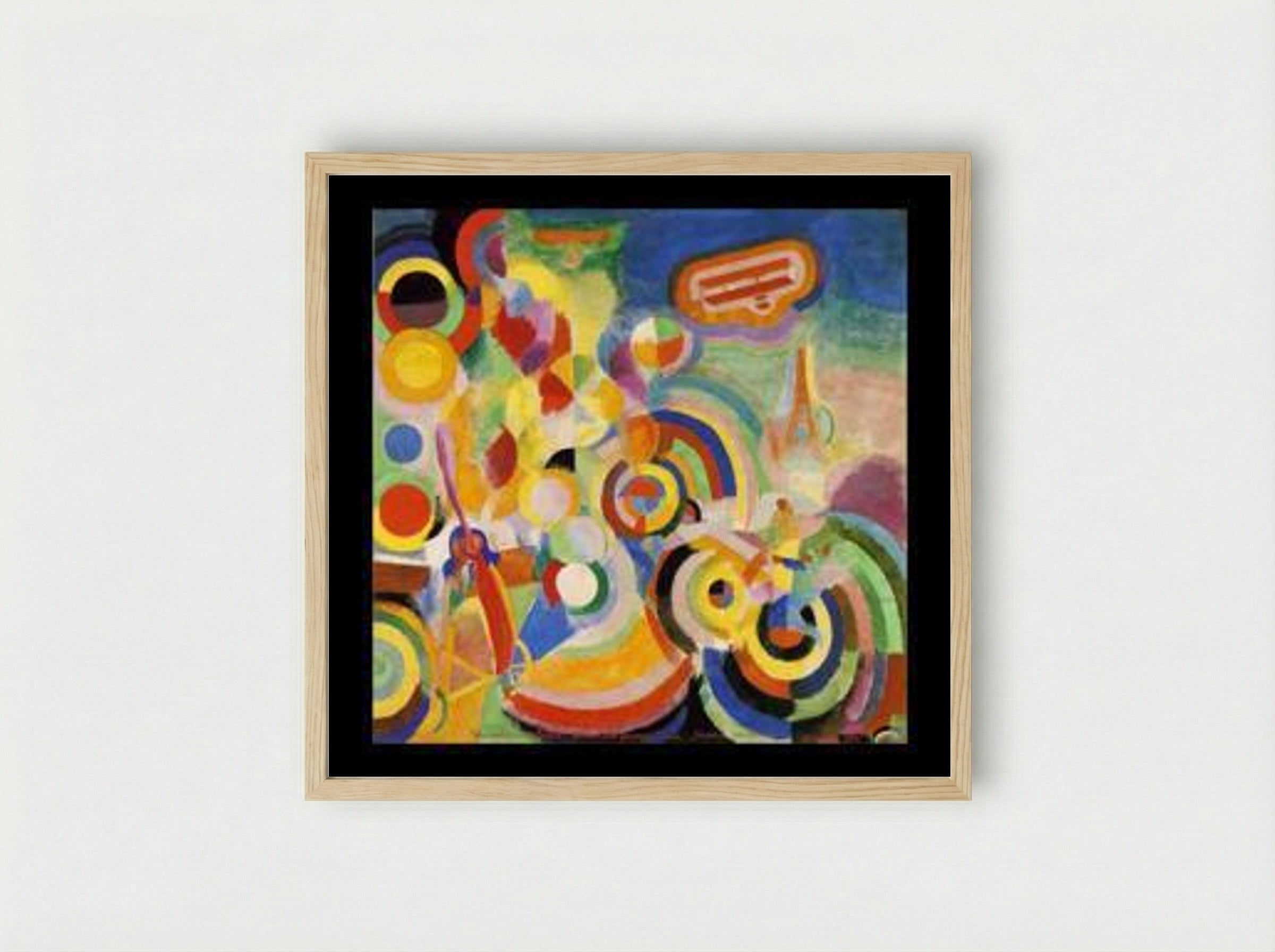 Homage to Bleriot - Robert Delaunay - Framed Print Wood