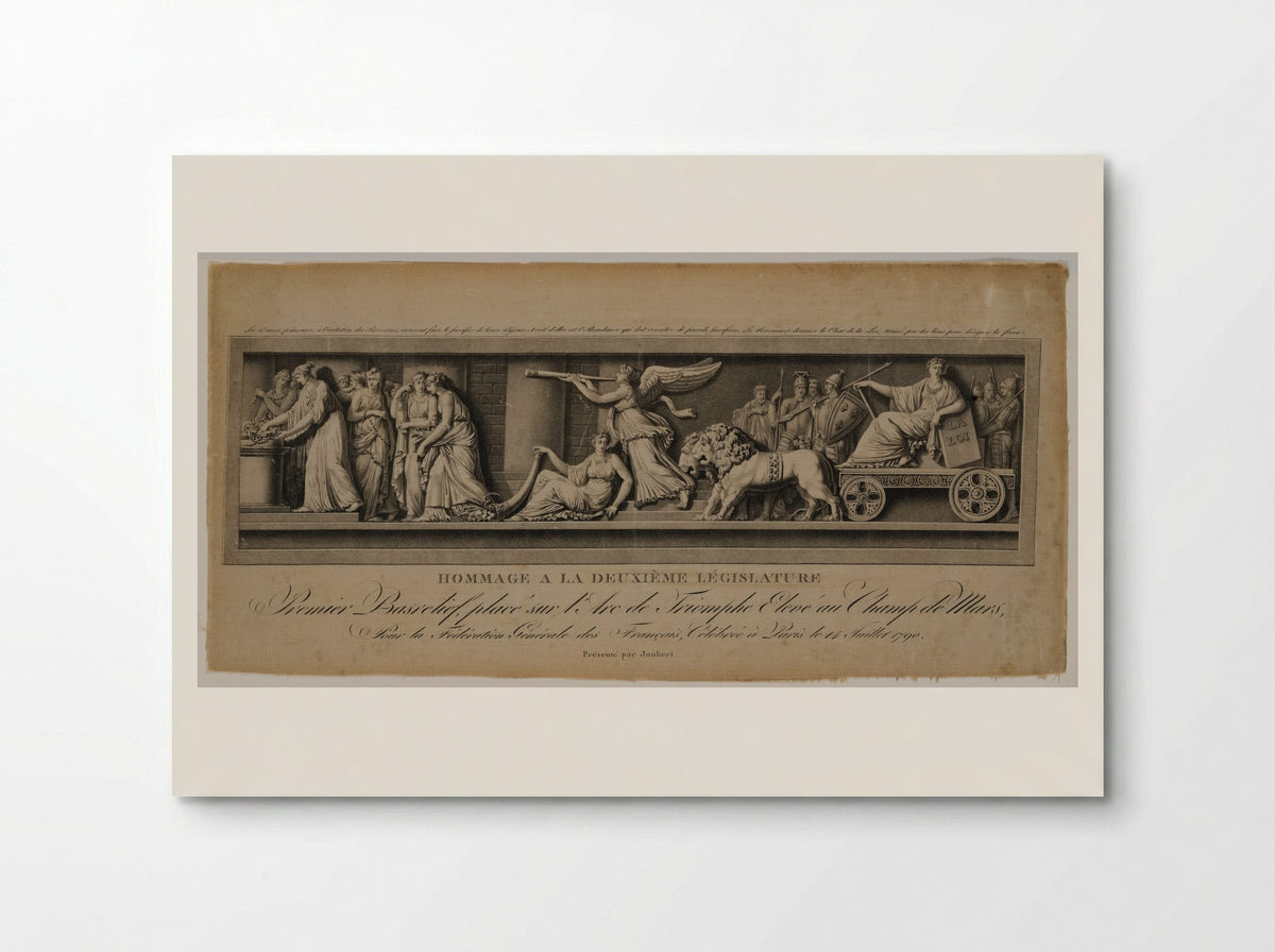 Homage to the Second Legislature - Jean Baptiste Lucien - Poster
