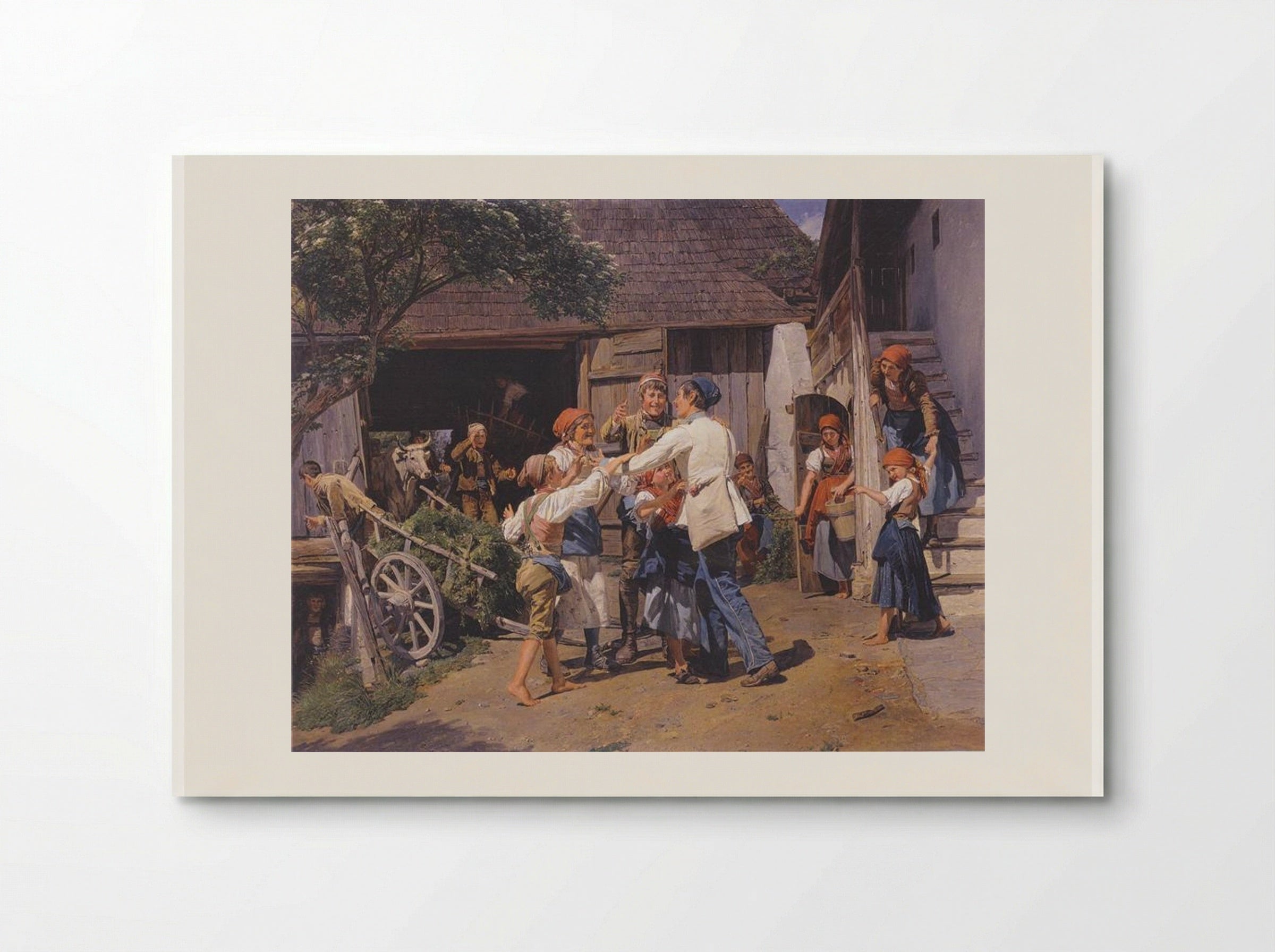 Homecoming into the Father's House - Ferdinand Georg Waldmüller - Poster