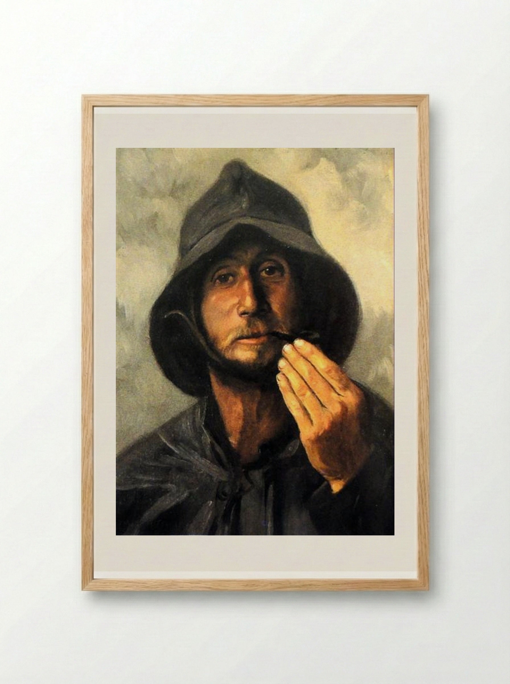 Homem do Mar (Leça) - António Carneiro - Framed Print Wood