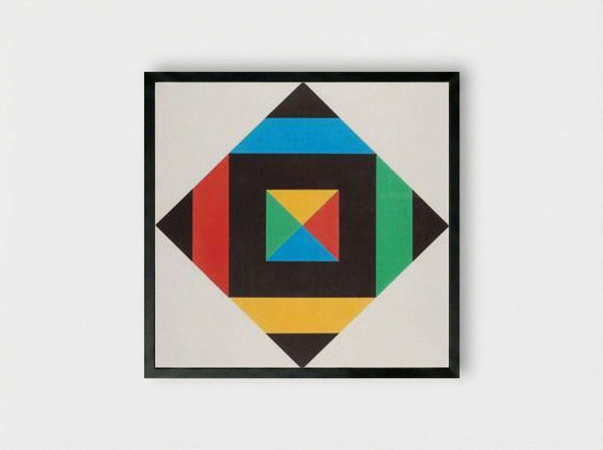 Hommage à Picasso - Max Bill - Framed Print Black