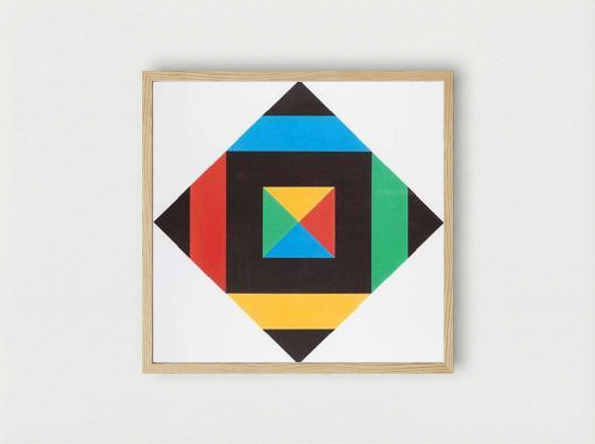 Hommage à Picasso - Max Bill - Framed Print Wood