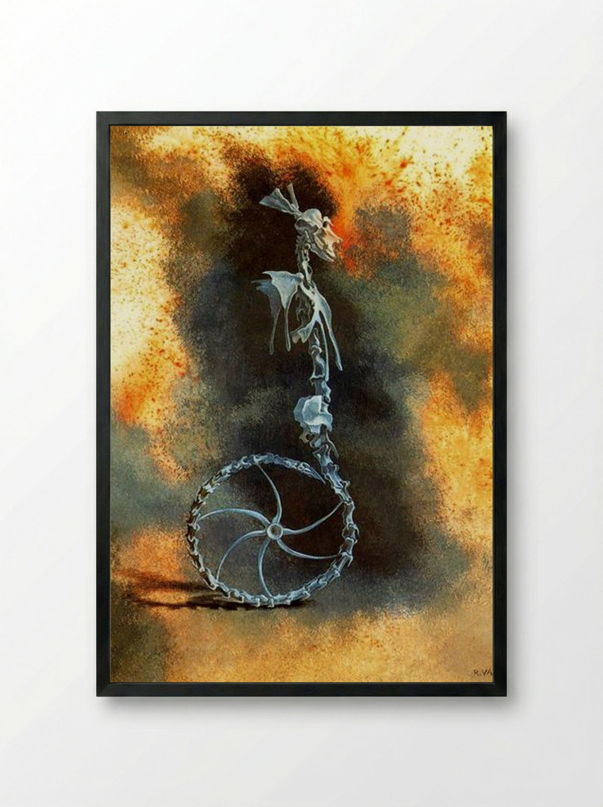 Homo rodans - Remedios Varo - Framed Print Black