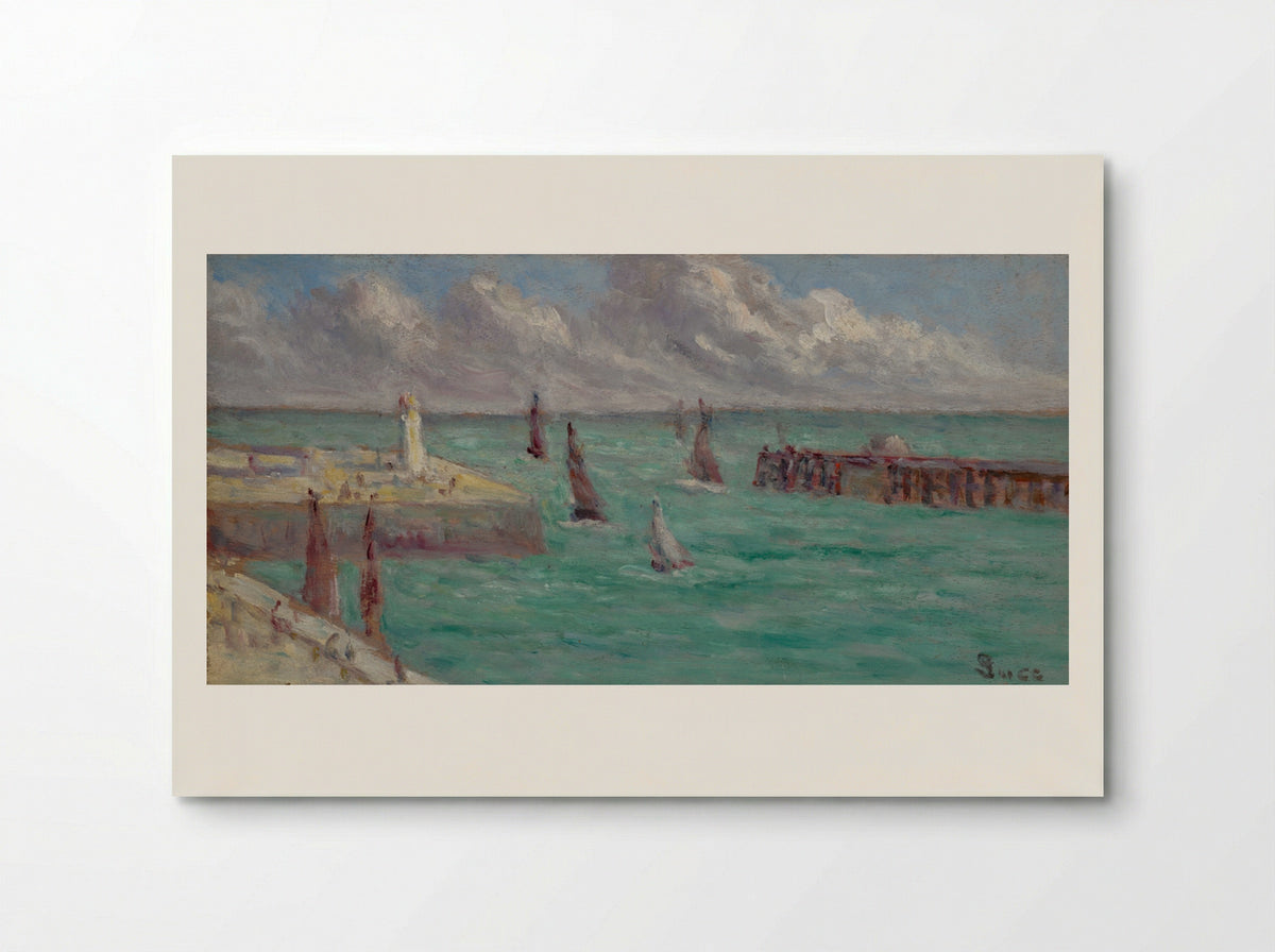 Honfleur, Le Phare Et La Jetée - Maximilien Luce - Poster