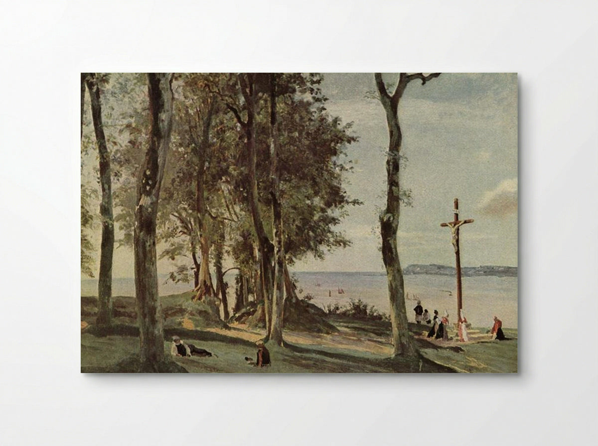 Honfleur: Calvary - Camille Corot - Poster