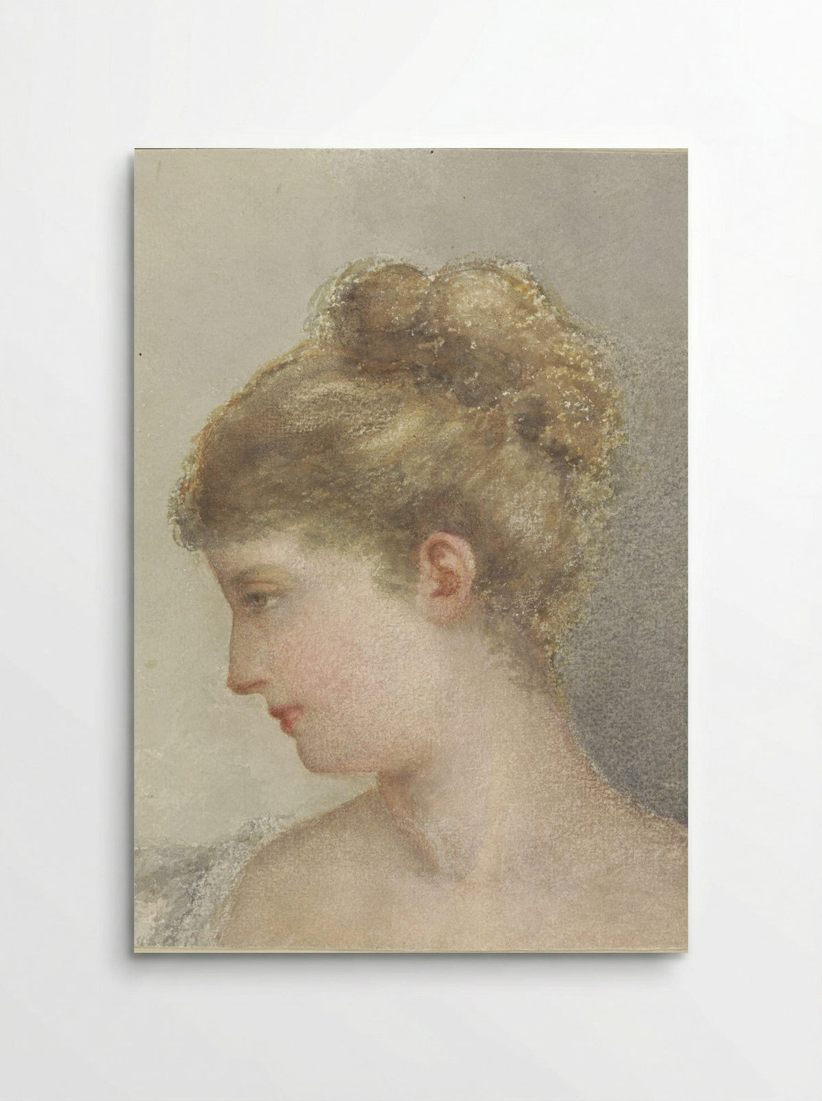 Hoofd van een vrouw, en profil naar links - Albert Martin - Poster