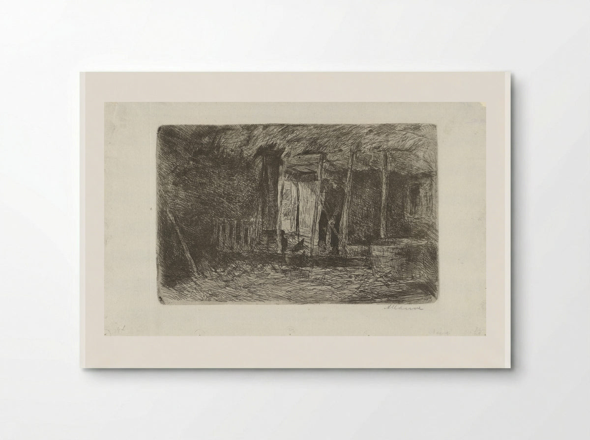 Hooischuur (Hay Barn) - Anton Mauve - Poster