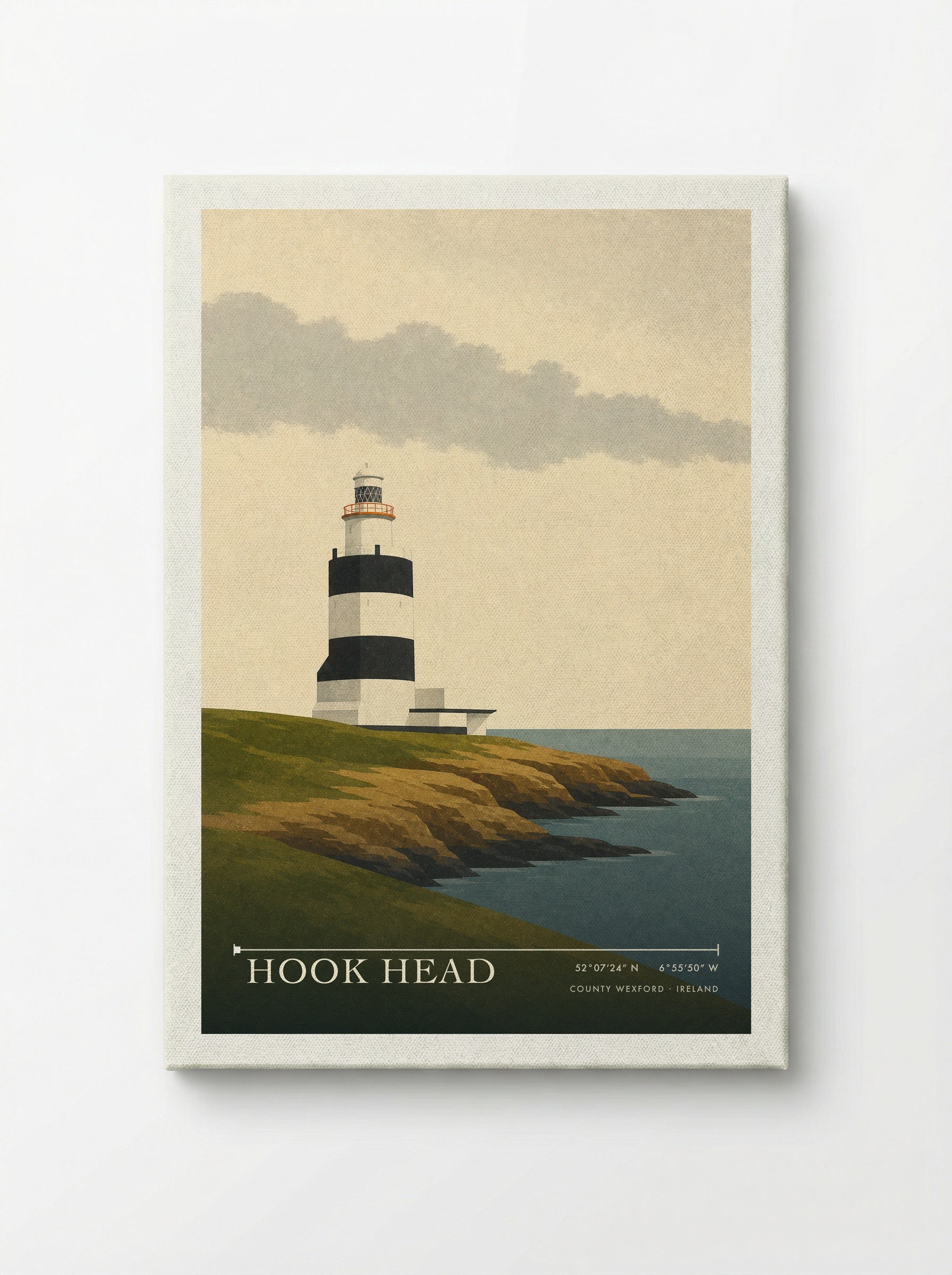 Hook Head Travel Poster Artwork - Canvas