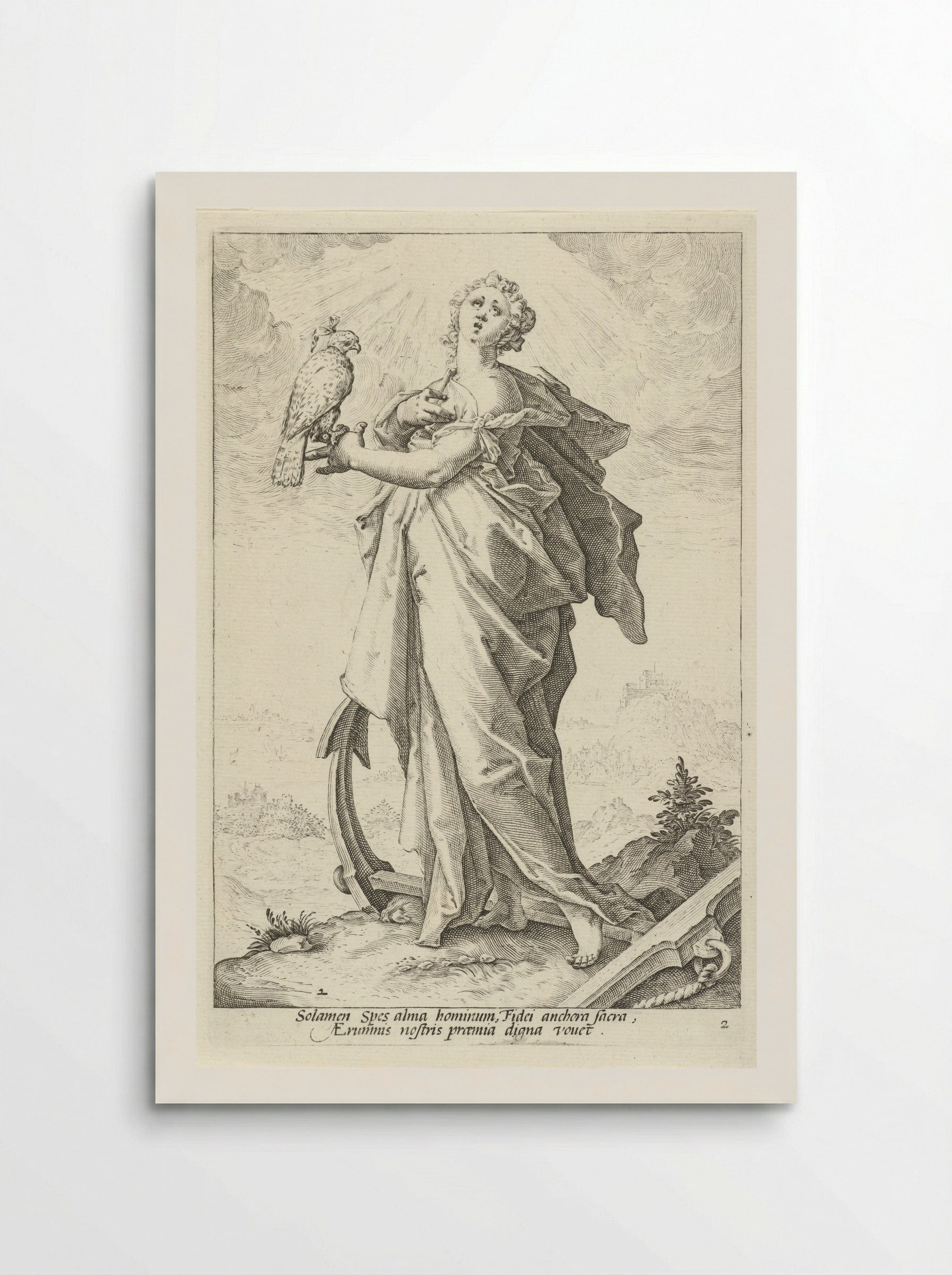 Hoop (Spes) - Claes Jansz. Visscher (II) - Poster