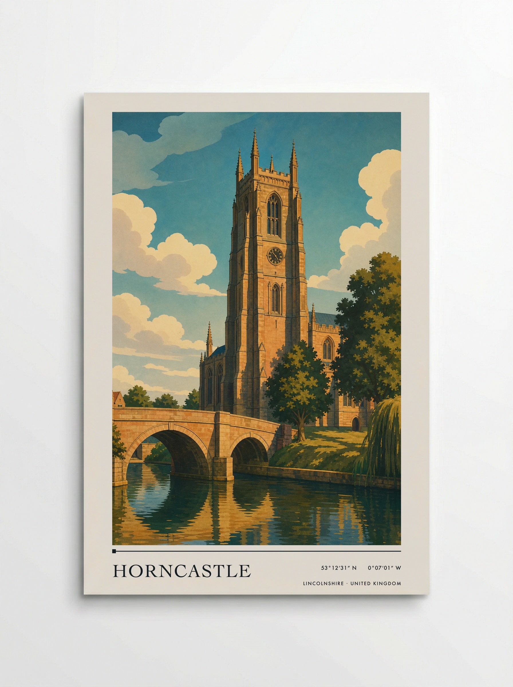 Horncastle Lincolnshire United Kingdom Travel Poster - Poster