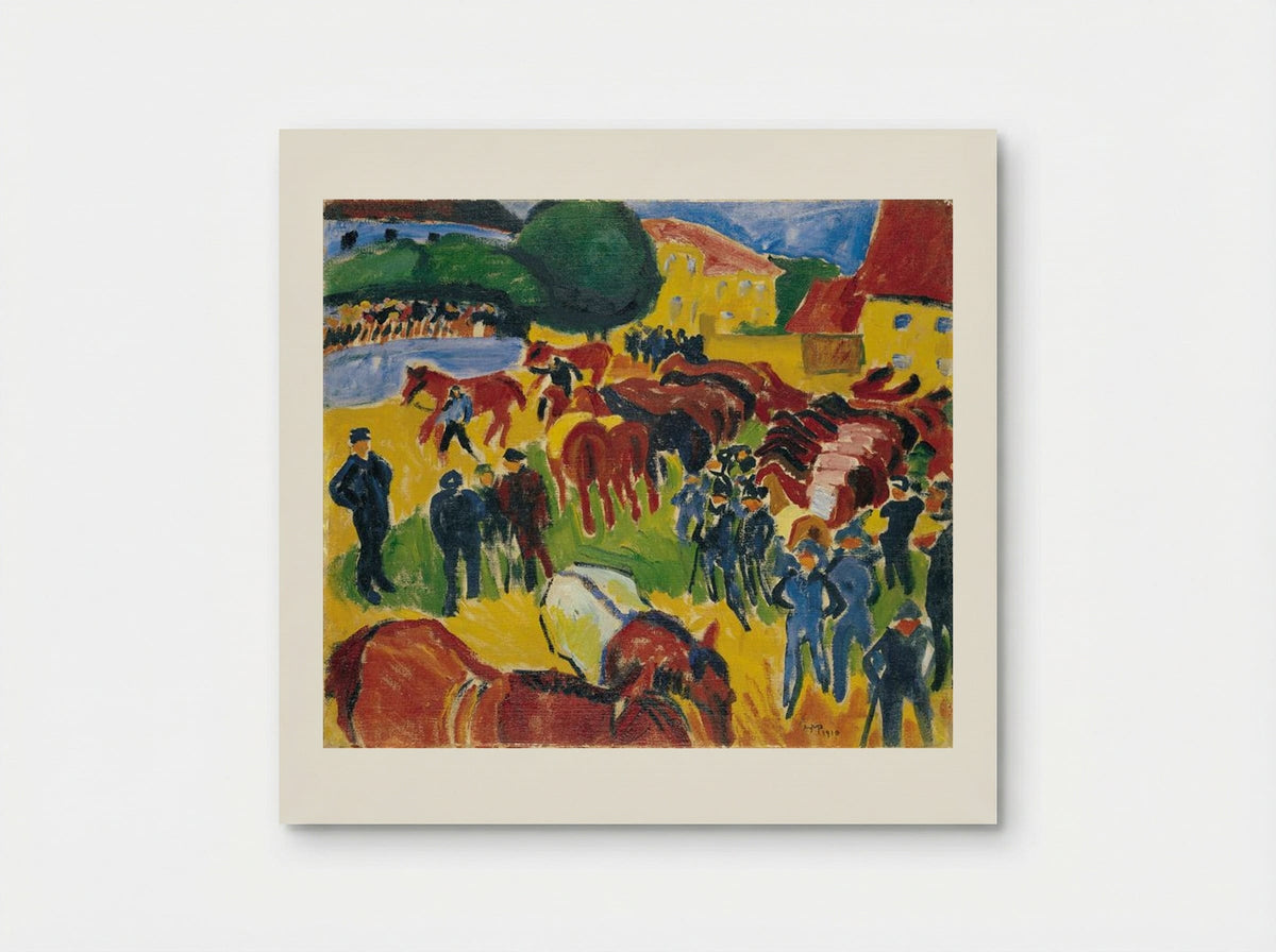 Horse Fair - Max Pechstein - Poster