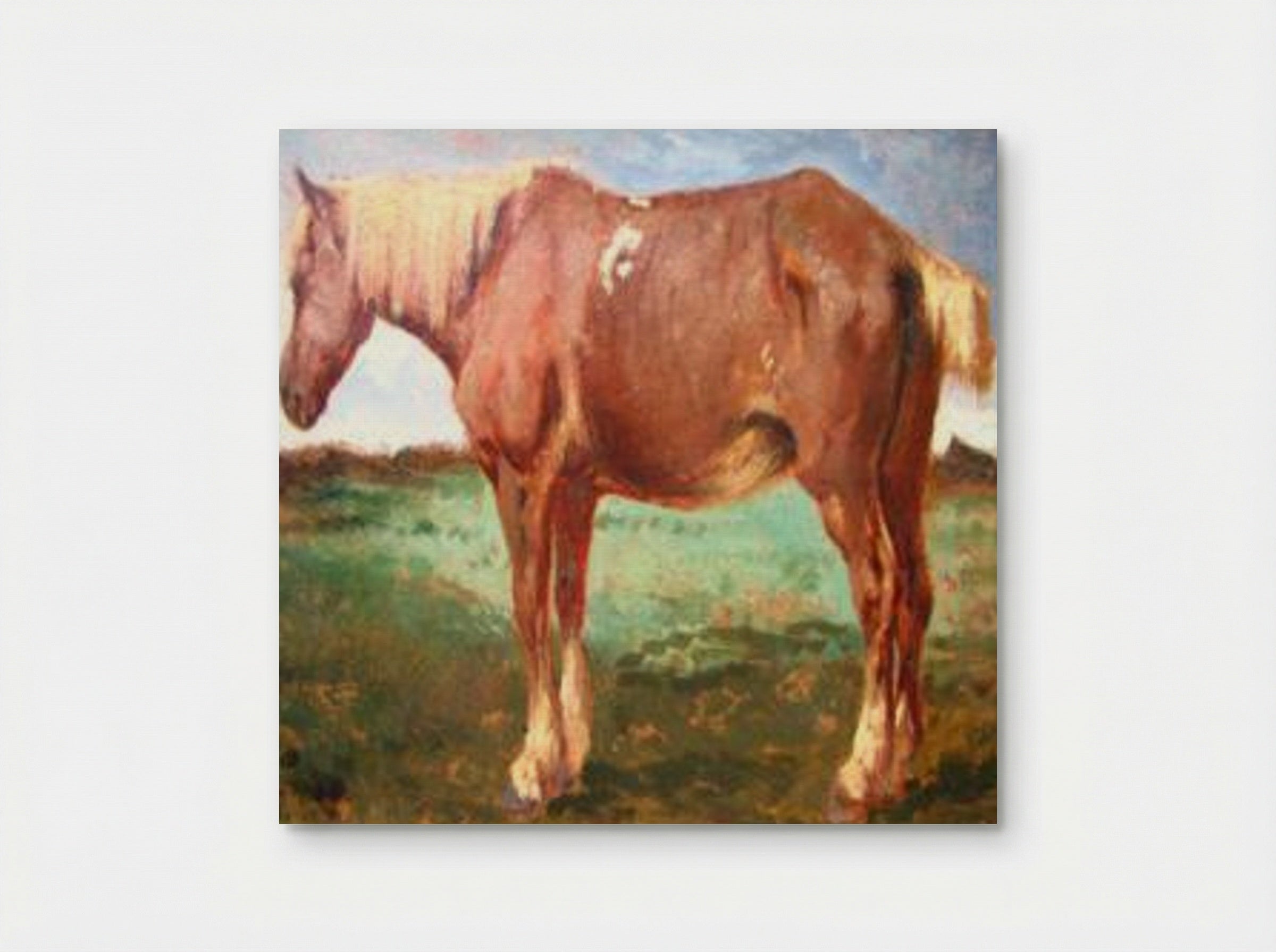 Horse Portrait - Constant Troyon - Poster