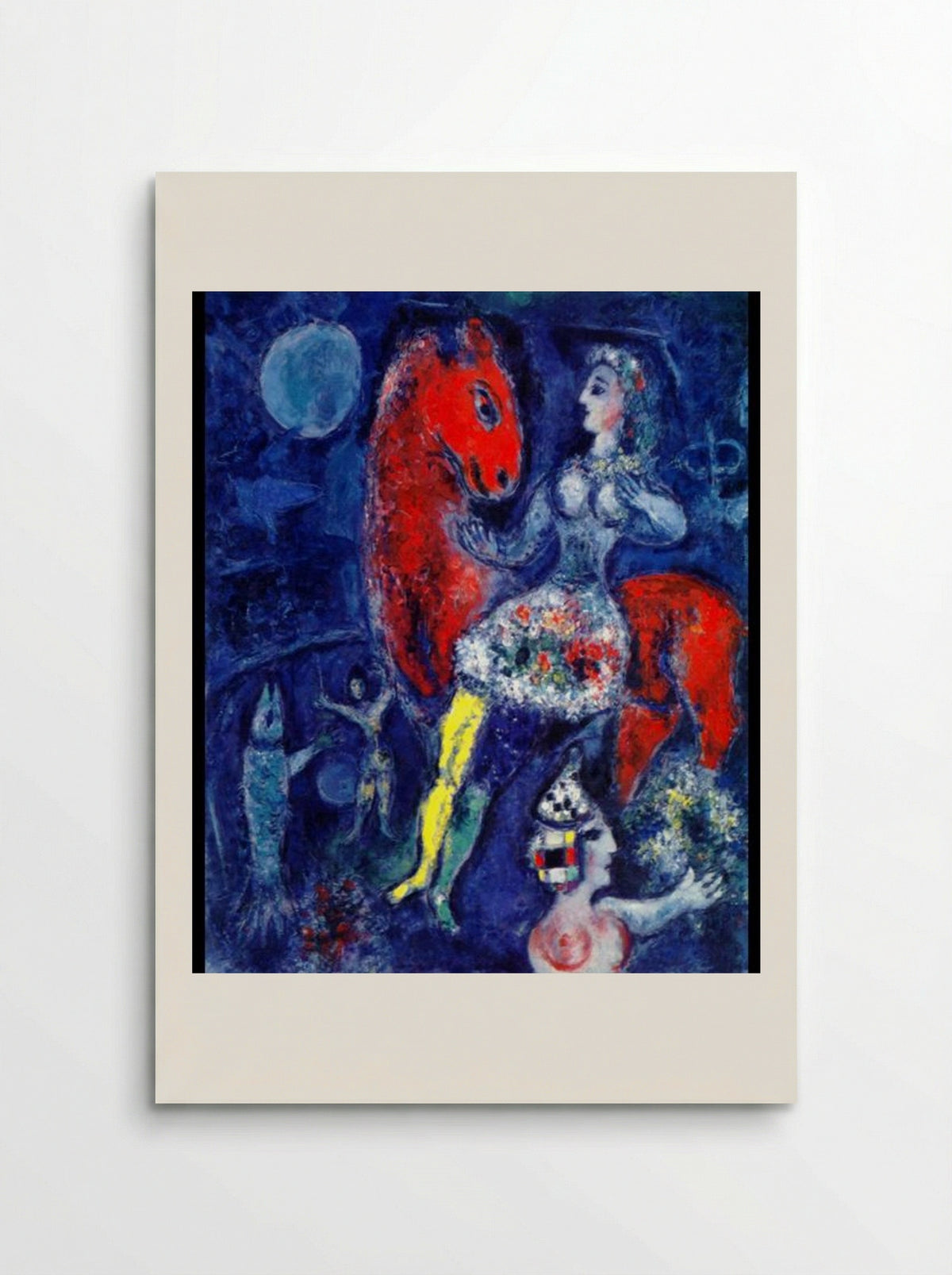 Horsewoman on Red Horse - Marc Chagall - Poster
