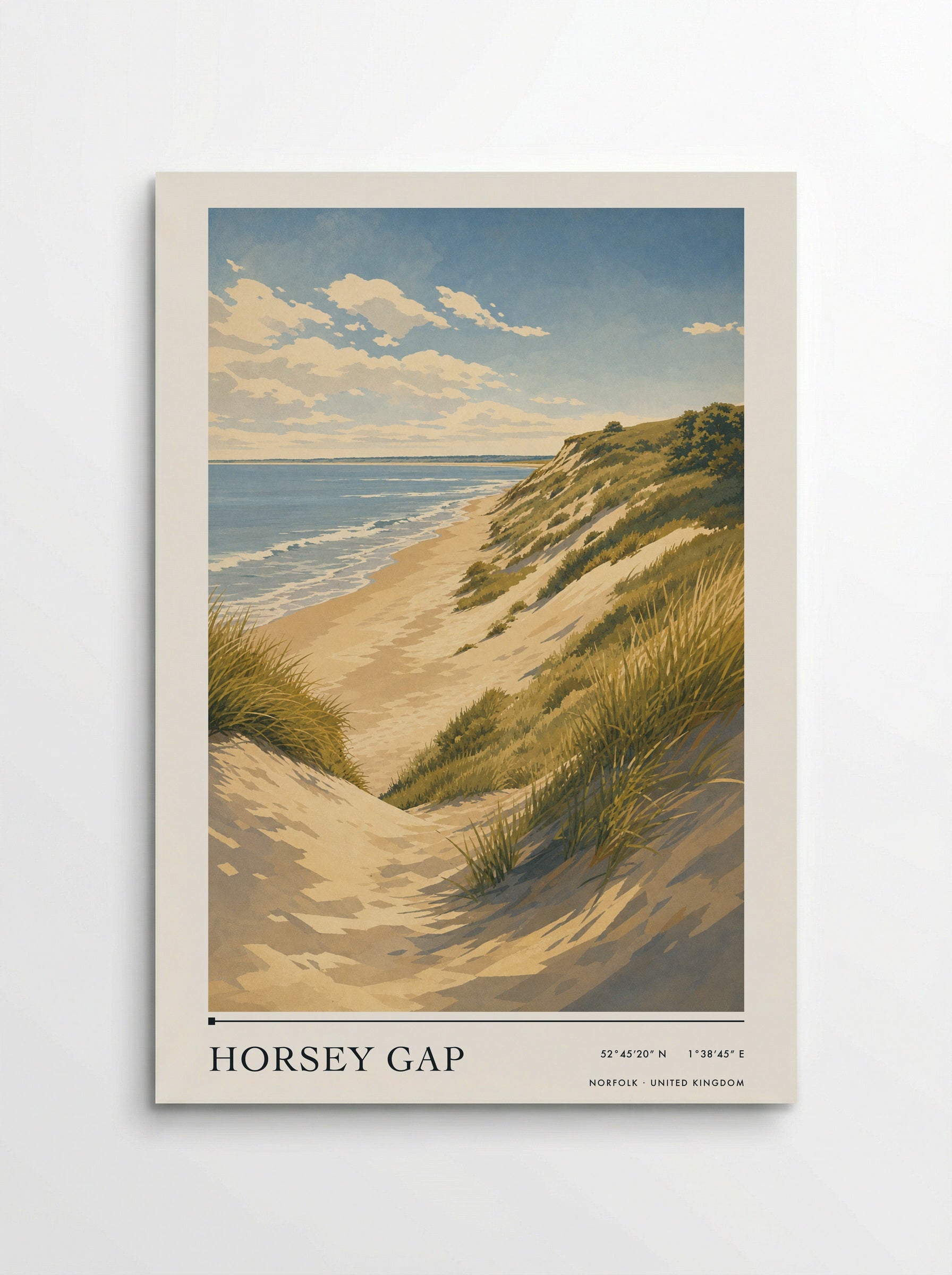 Horsey Gap Norfolk United Kingdom Travel Poster - Poster