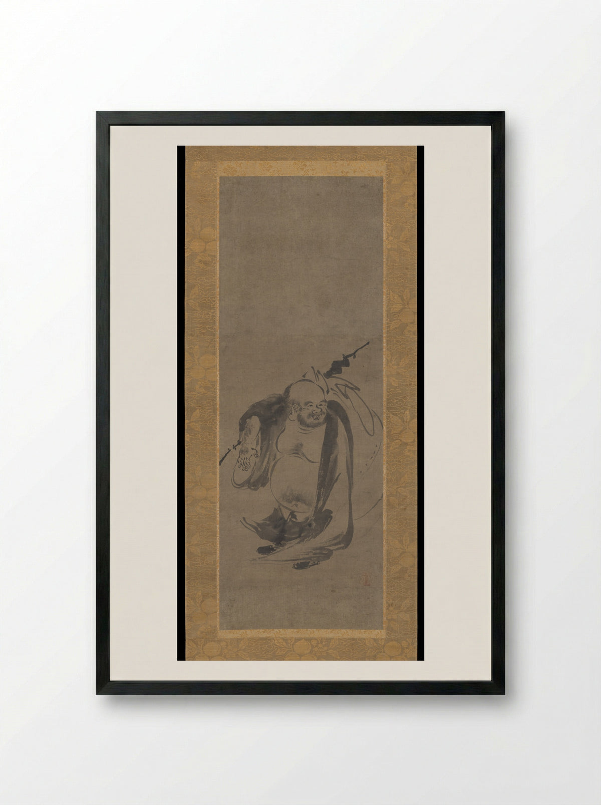 Hotei - Kenkō Shōkei - Framed Print Black