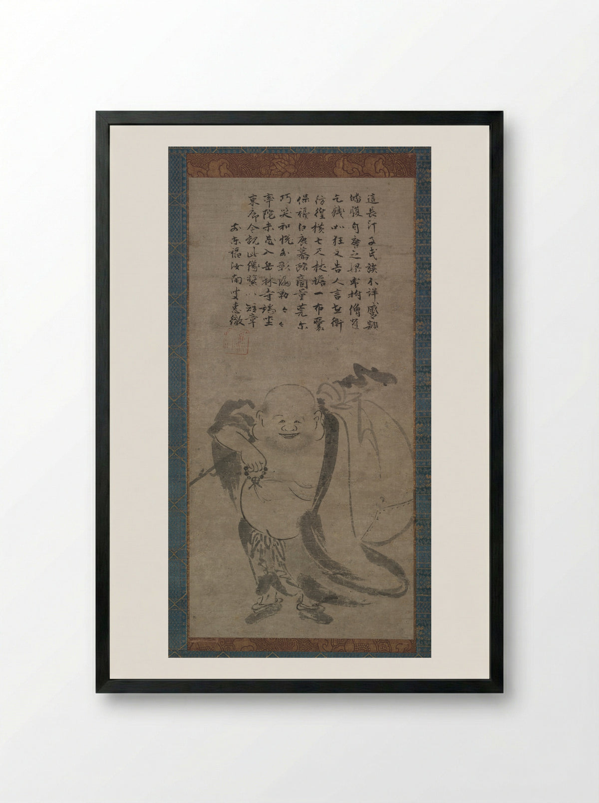Hotei - Jonan Etetsu - Framed Print Black