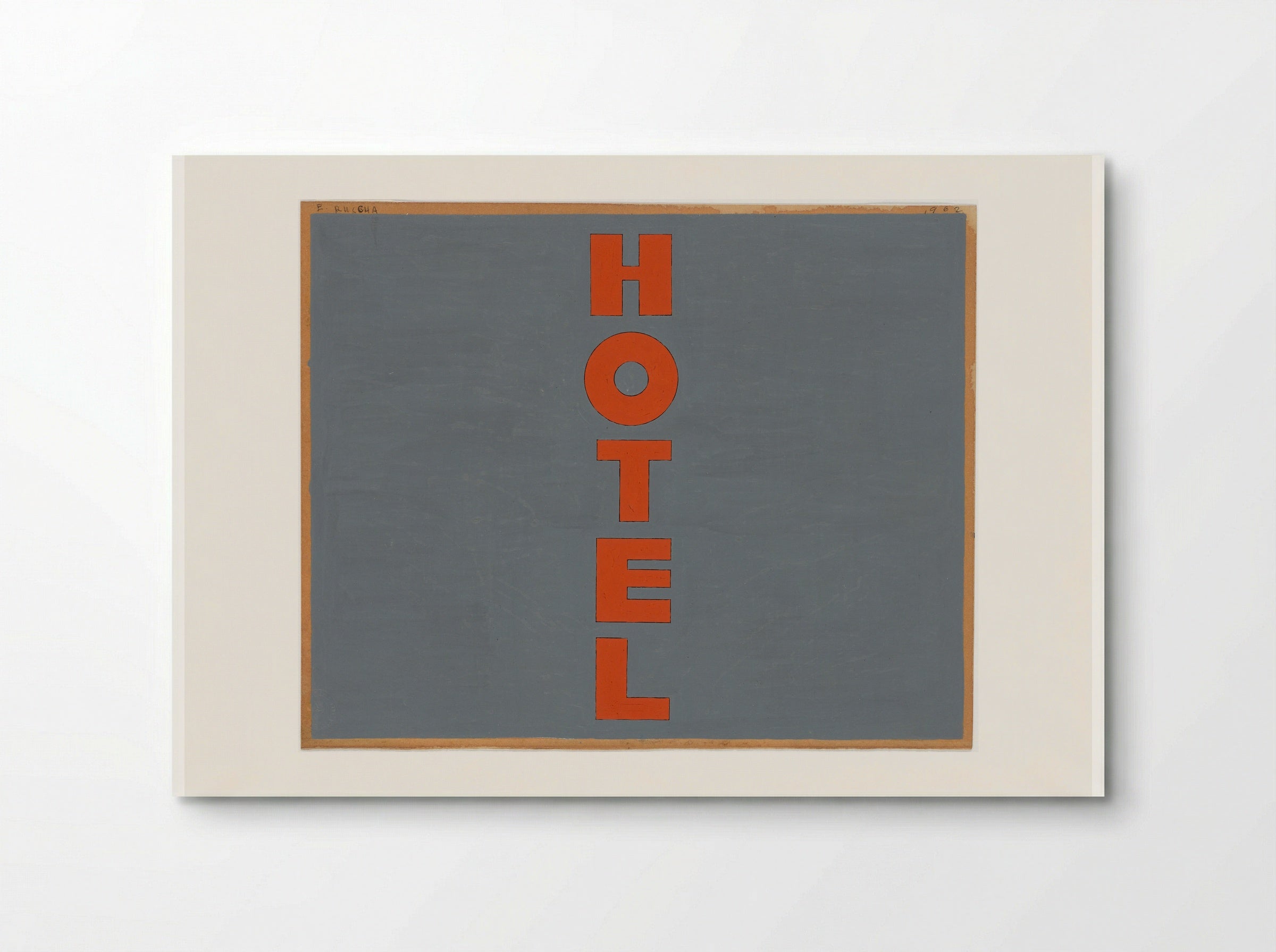 Hotel - Edward Ruscha - Poster