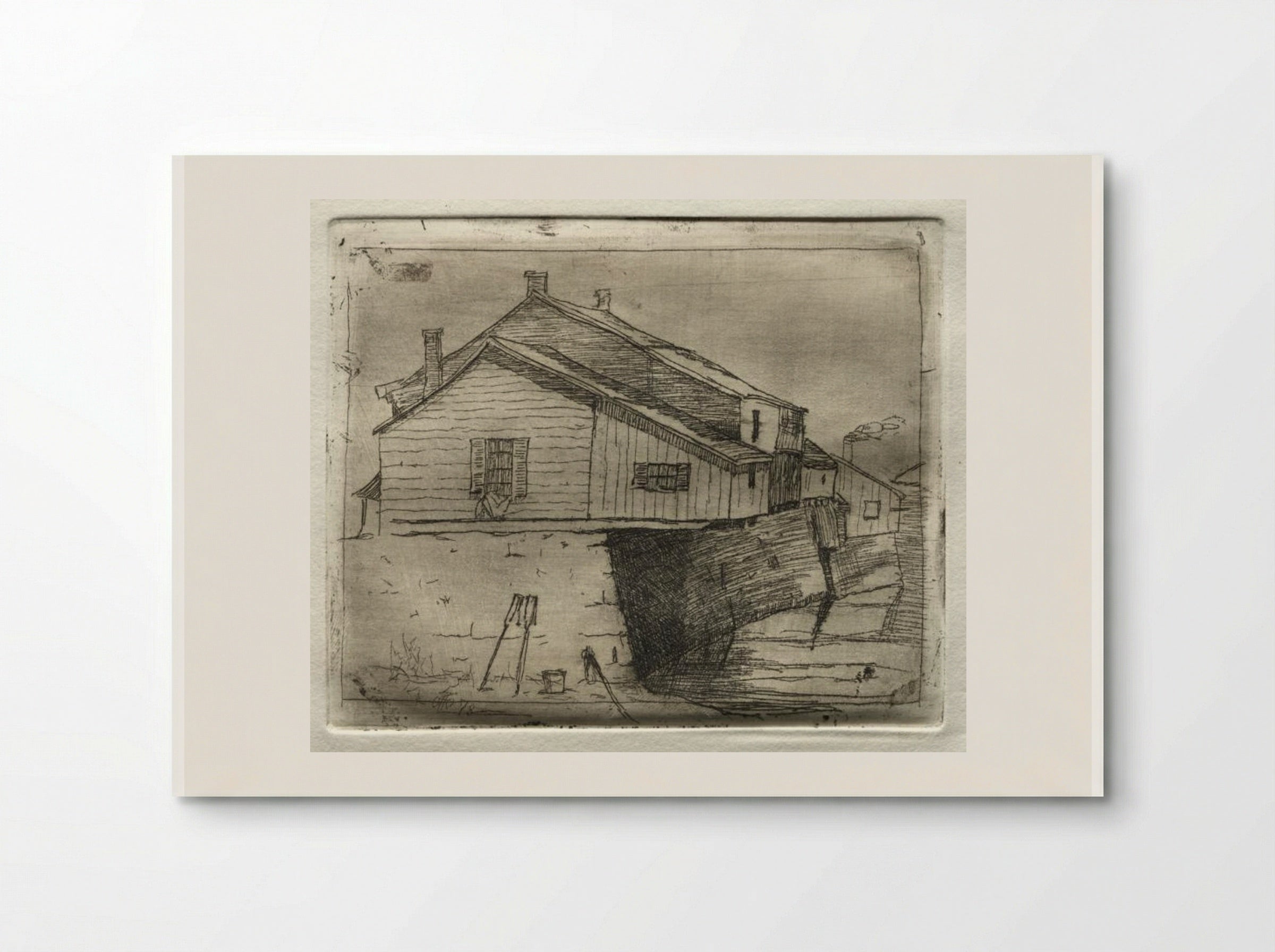 House Over Water - Otto H. Bacher - Poster